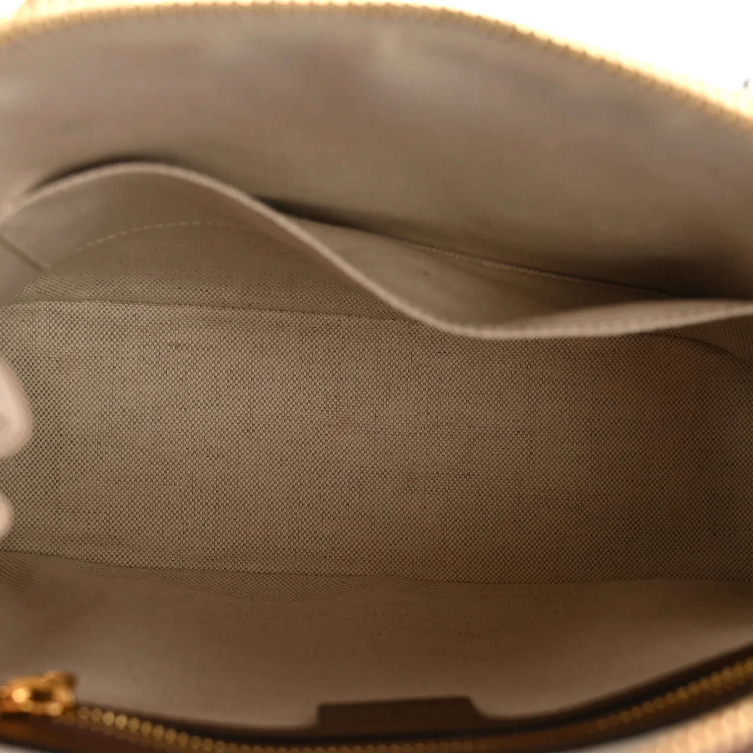 GG Supreme Monogram Azalea Calfskin Small Horsebit 1955 Top Handle Bag Beige Ebony Brown Sugar