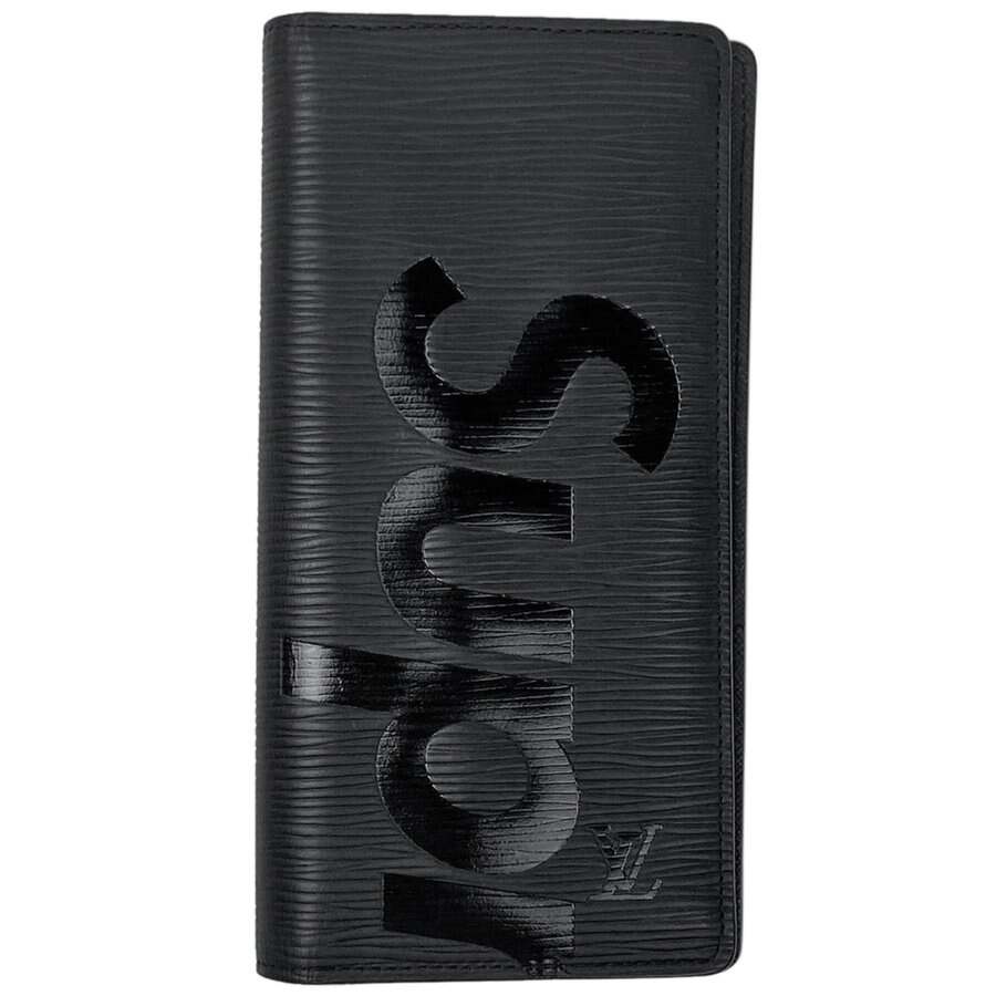 ルイヴィトン LOUIS VUITTON ポルトフォイユ ブラザ 札入れ 小銭入れ 二つ折り シュプリーム SUPREME 長財布 エピ ノワール(ブラック) M67721
