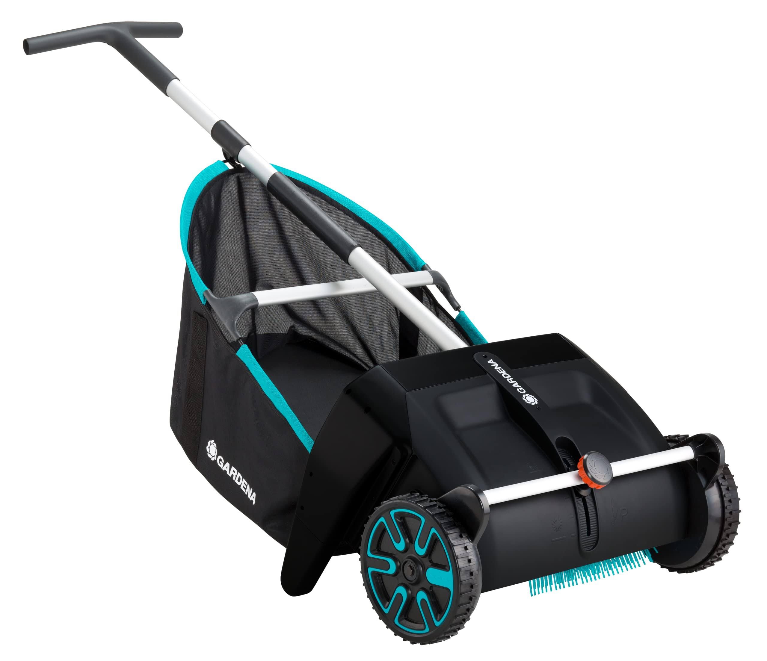Gardena 3565 Leaf and Lawn Collector, Black, Turquoise