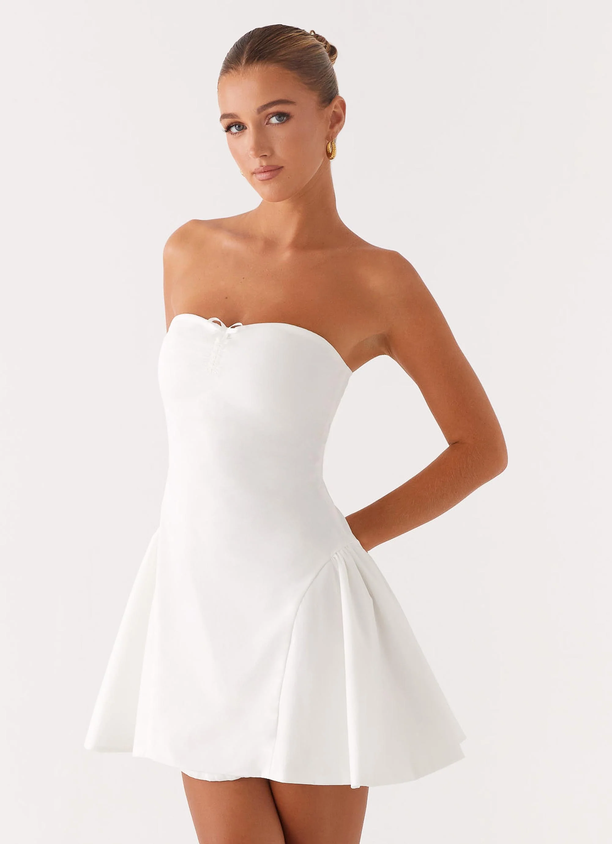 Lucille Mini Dress - White