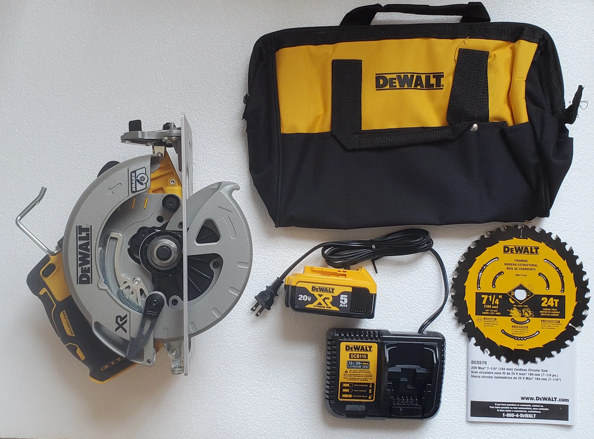 20V Max Brushless 7-1/4 Circ Saw Kit - Image 4