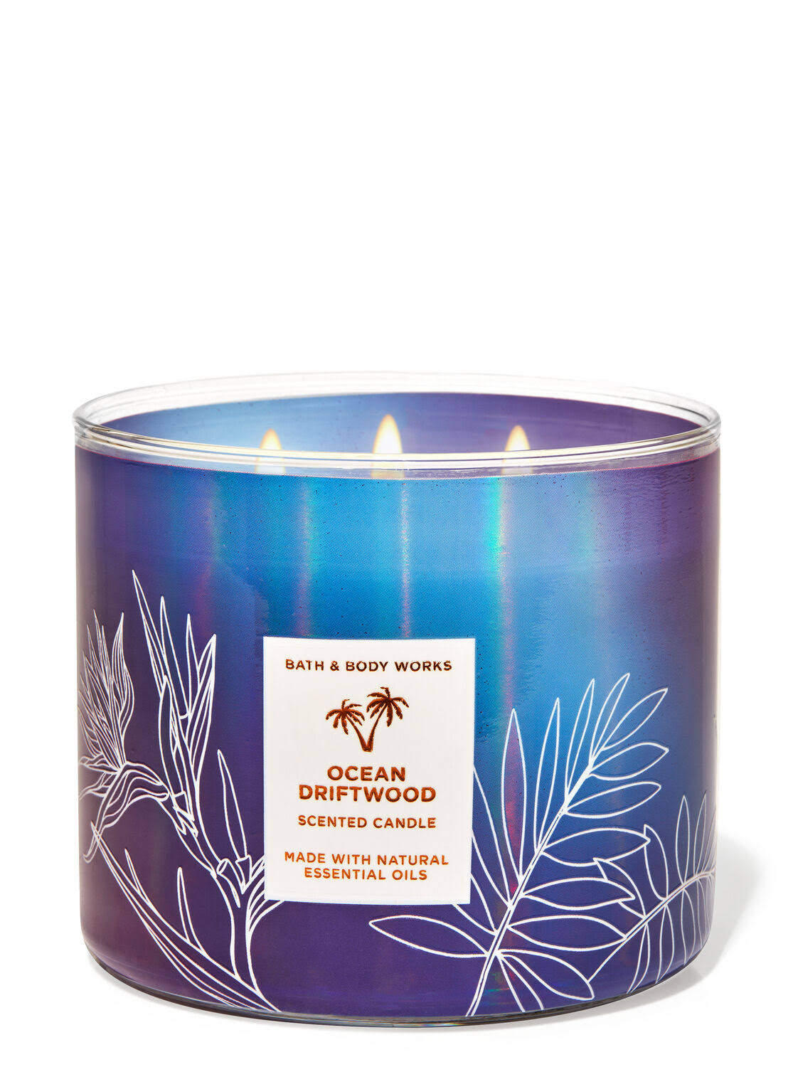 Bath & Body Works Ocean Driftwood 3-Wick Candle