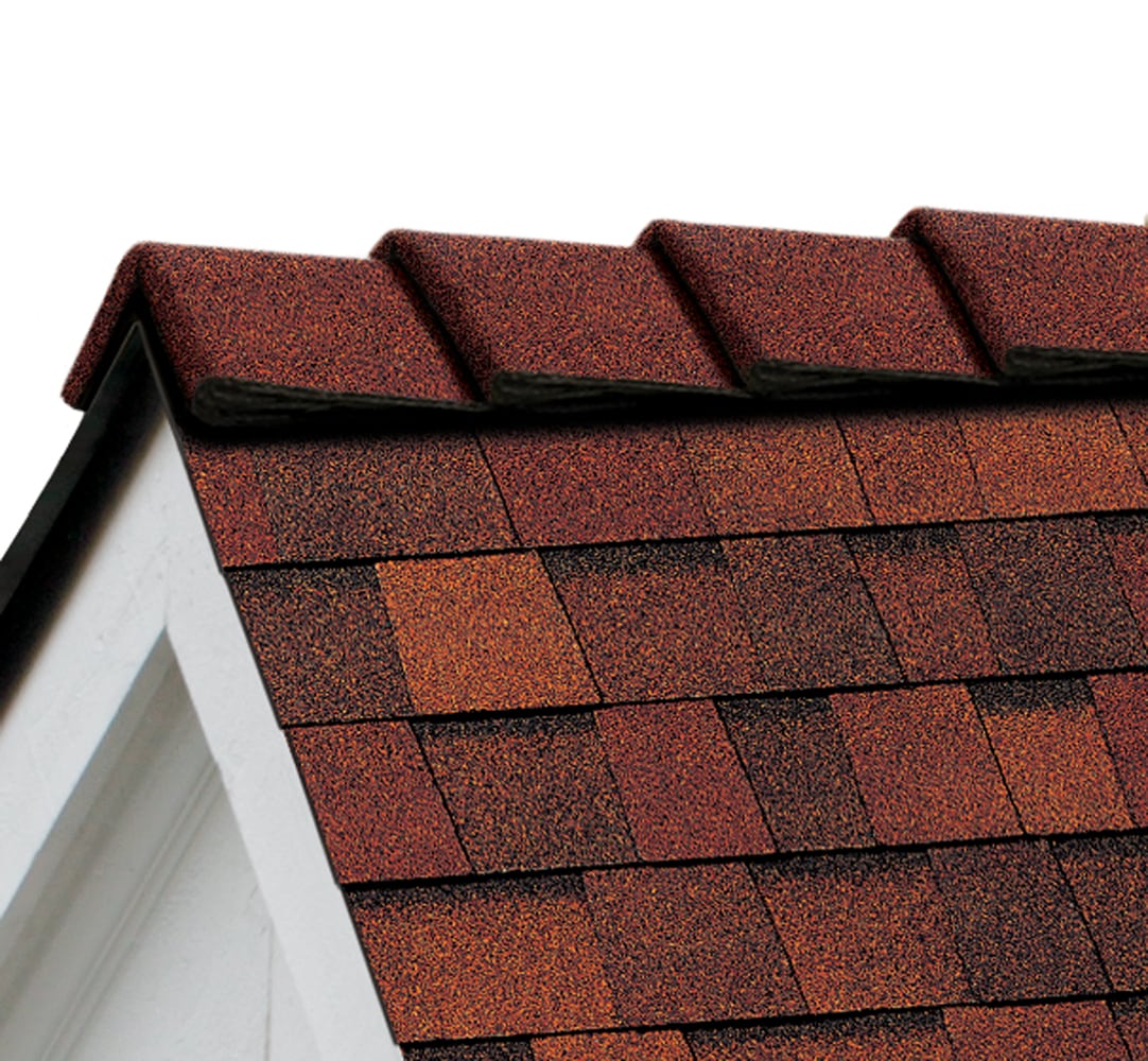 Owens Corning DecoRidge 10-in Terra Cotta Hip & Ridge Asphalt Roof Shingles Bundle (20 Lin. Ft.)