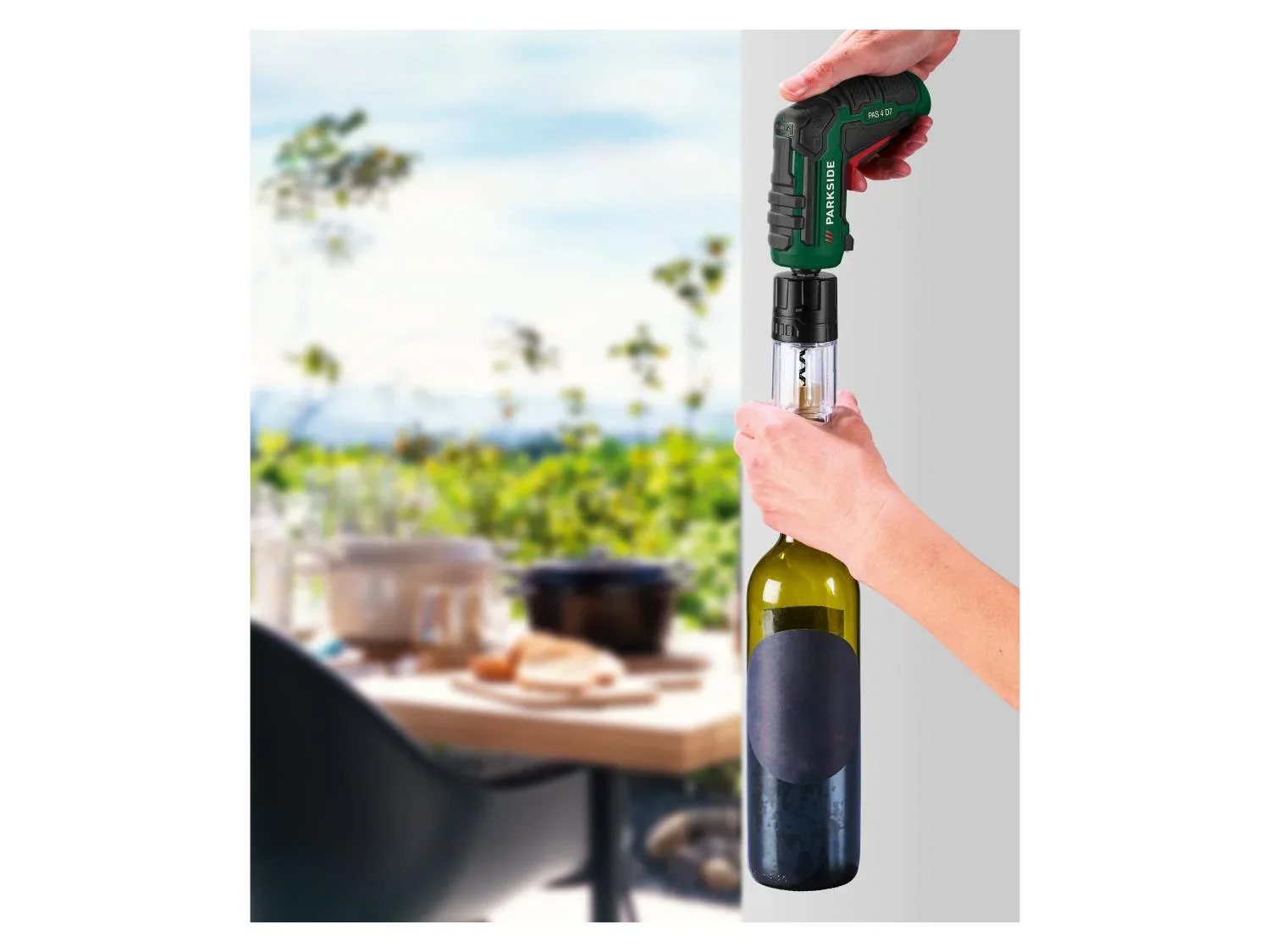 PARKSIDE Set de visseuses sans fil avec accessoires pour barbecue PAS 4 D7