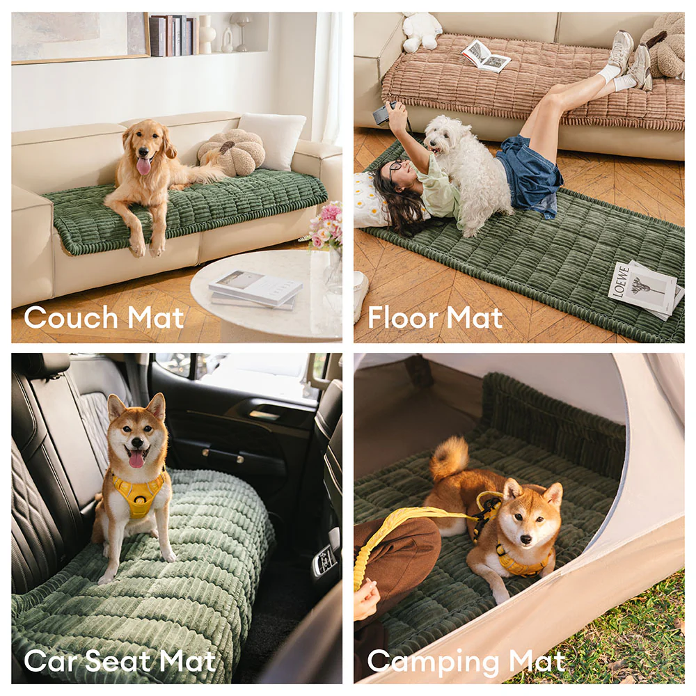 Waterproof Lazy Soft Flannel Breathable Pet Mat Non-slip Sectional Couch Cover