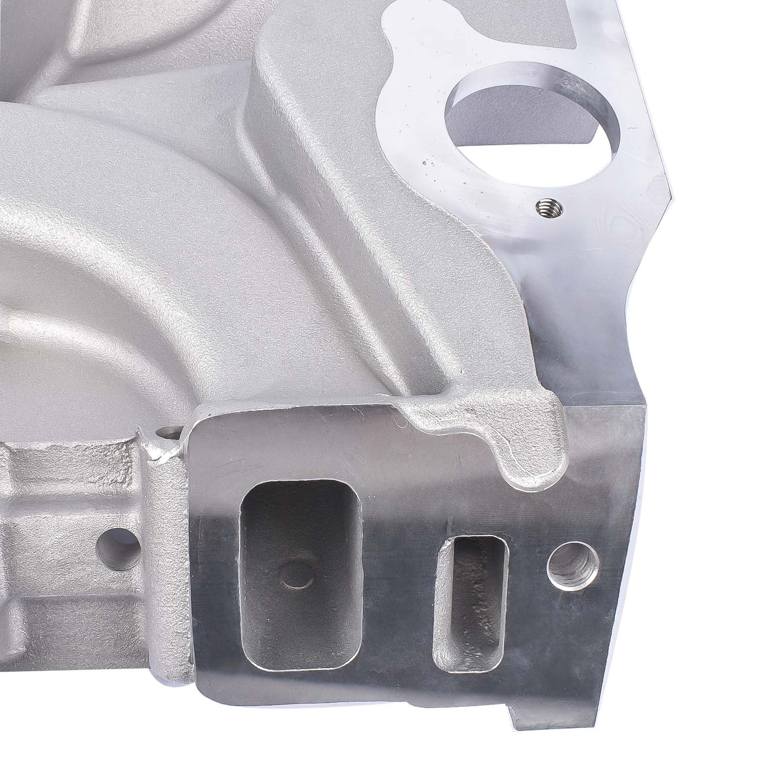 Aluminum Dual Plane Intake Manifold Satin 7105 for Ford FE 390, 406, 410, 427 428ci - Image 8