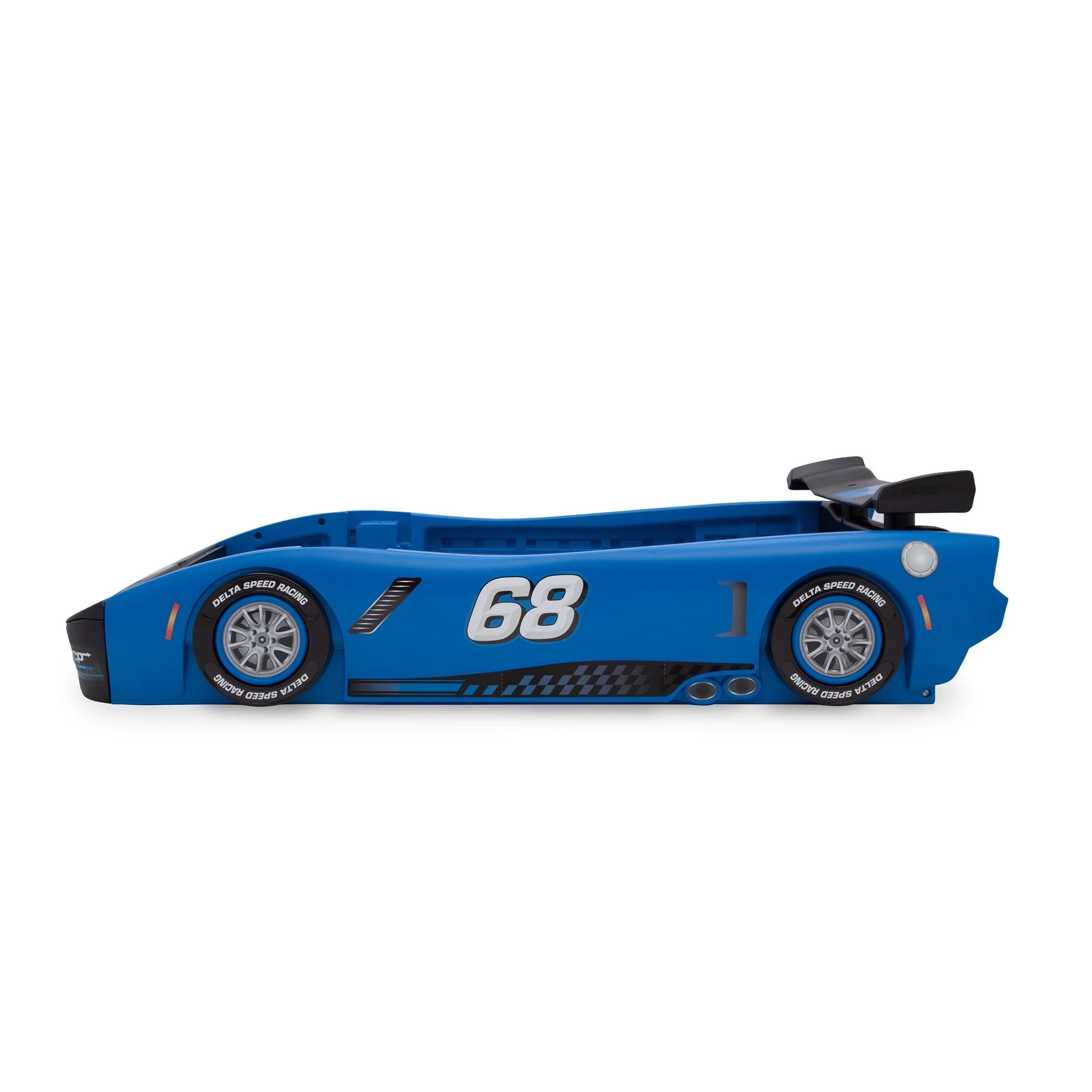 Turbo Race Car Twin Bed, Blue(Black) Image 5