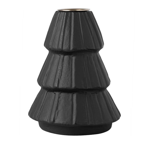 Christmas Chic lysestake tre 24,5 cm svart