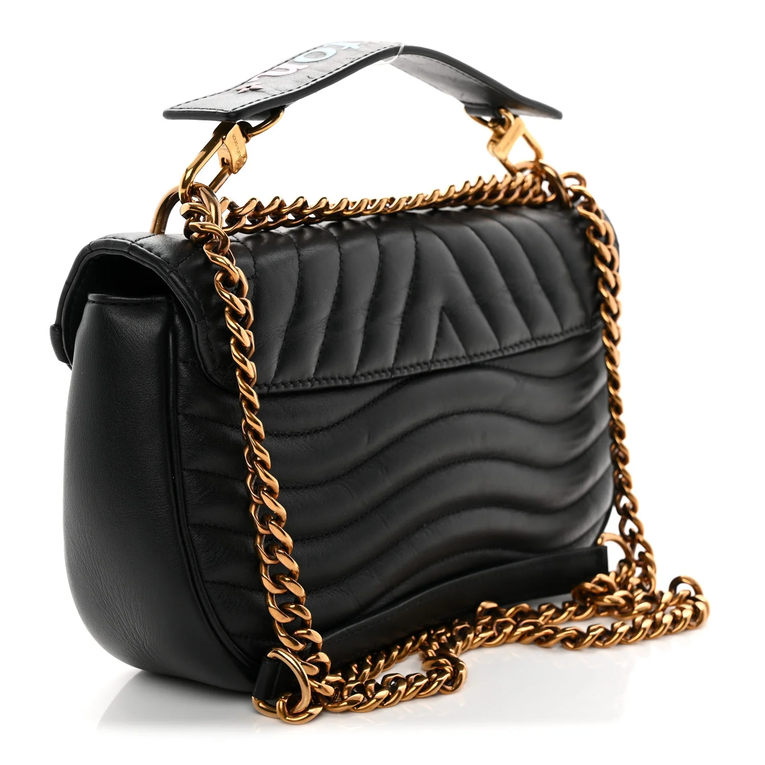 Calfskin New Wave Chain MM Black