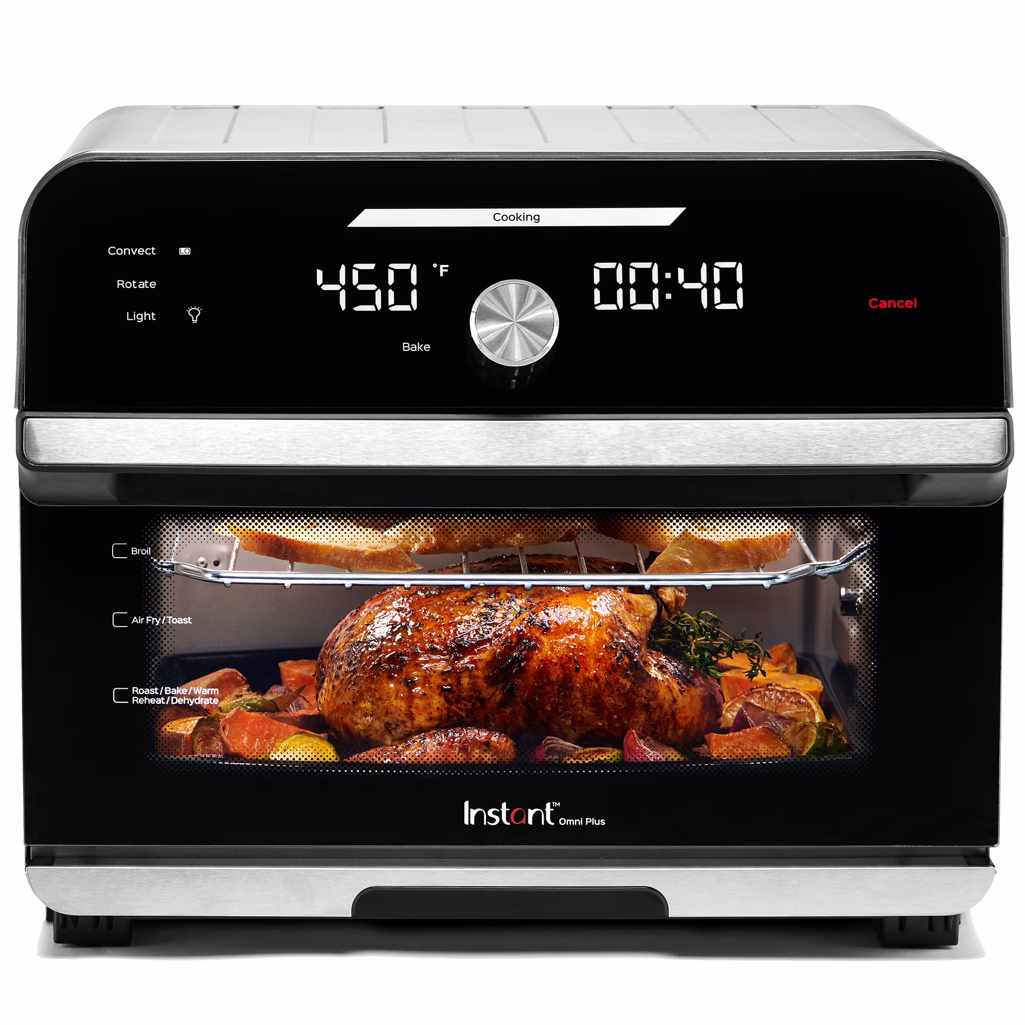 Instant Omni Plus 18 L Air Fryer Toaster Oven Combo with 10 - in - 1 Functions, from the Makers of Instant Pot