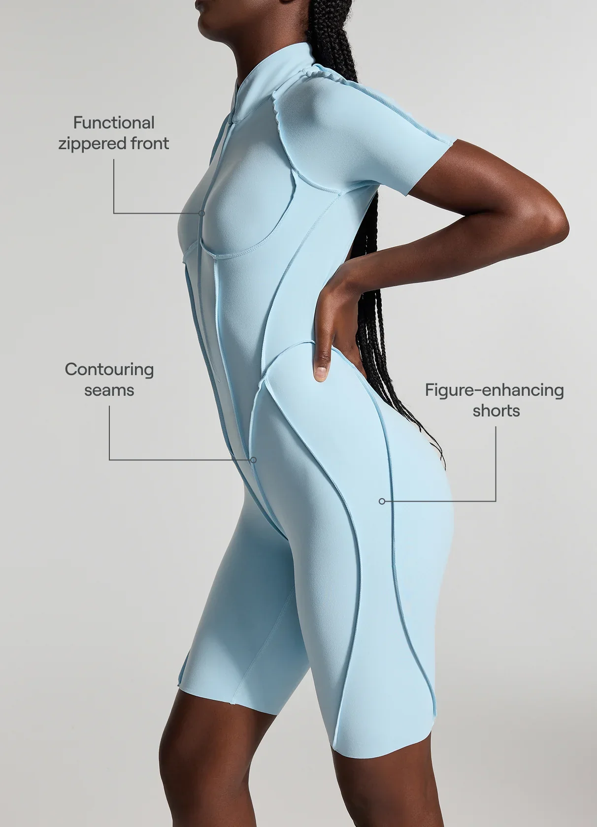 Sleek Shorts Catsuit