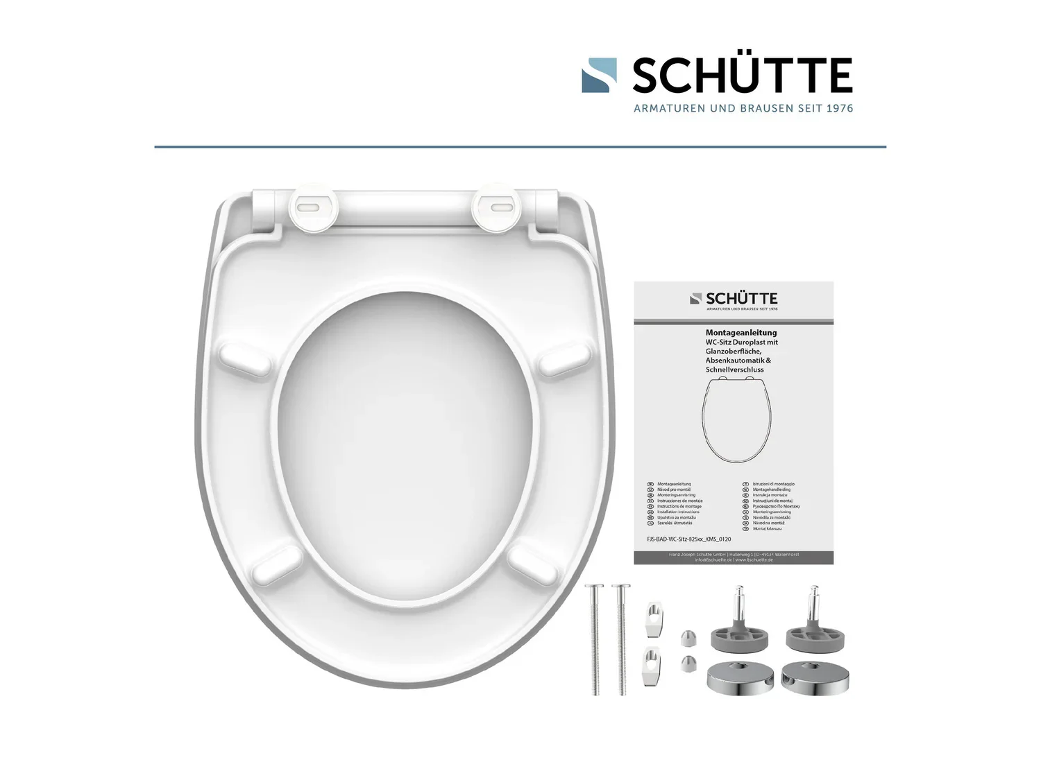 Schtte Abattant WC High Gloss, avec fermeture en douceur