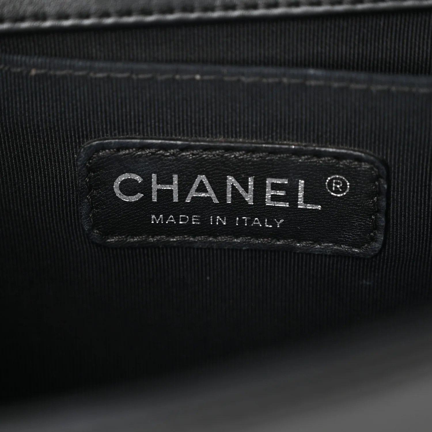 Calfskin Quilted Medium Boy Flap Black