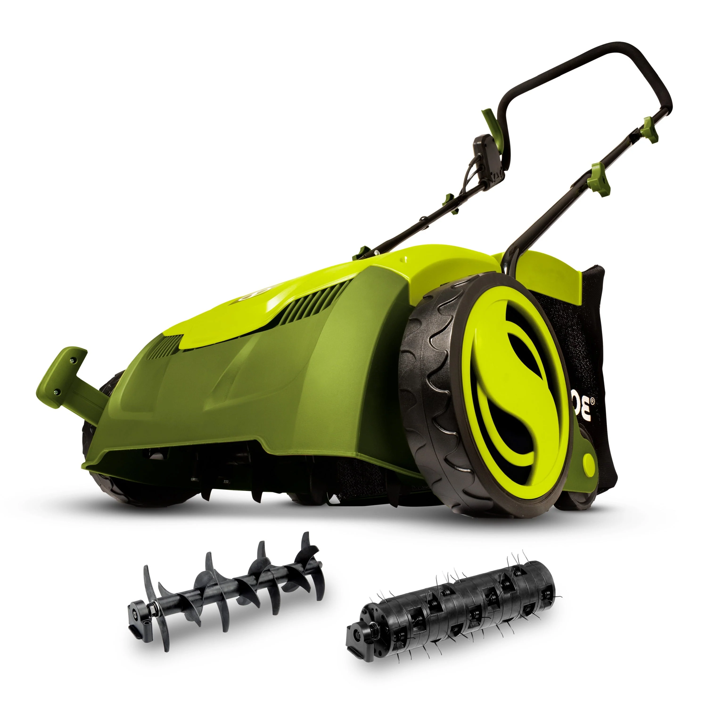 Electric 12.6-inch Lawn Dethatcher + Scarifier W/ Collection Bag, 12-Amp(13") - Image 3