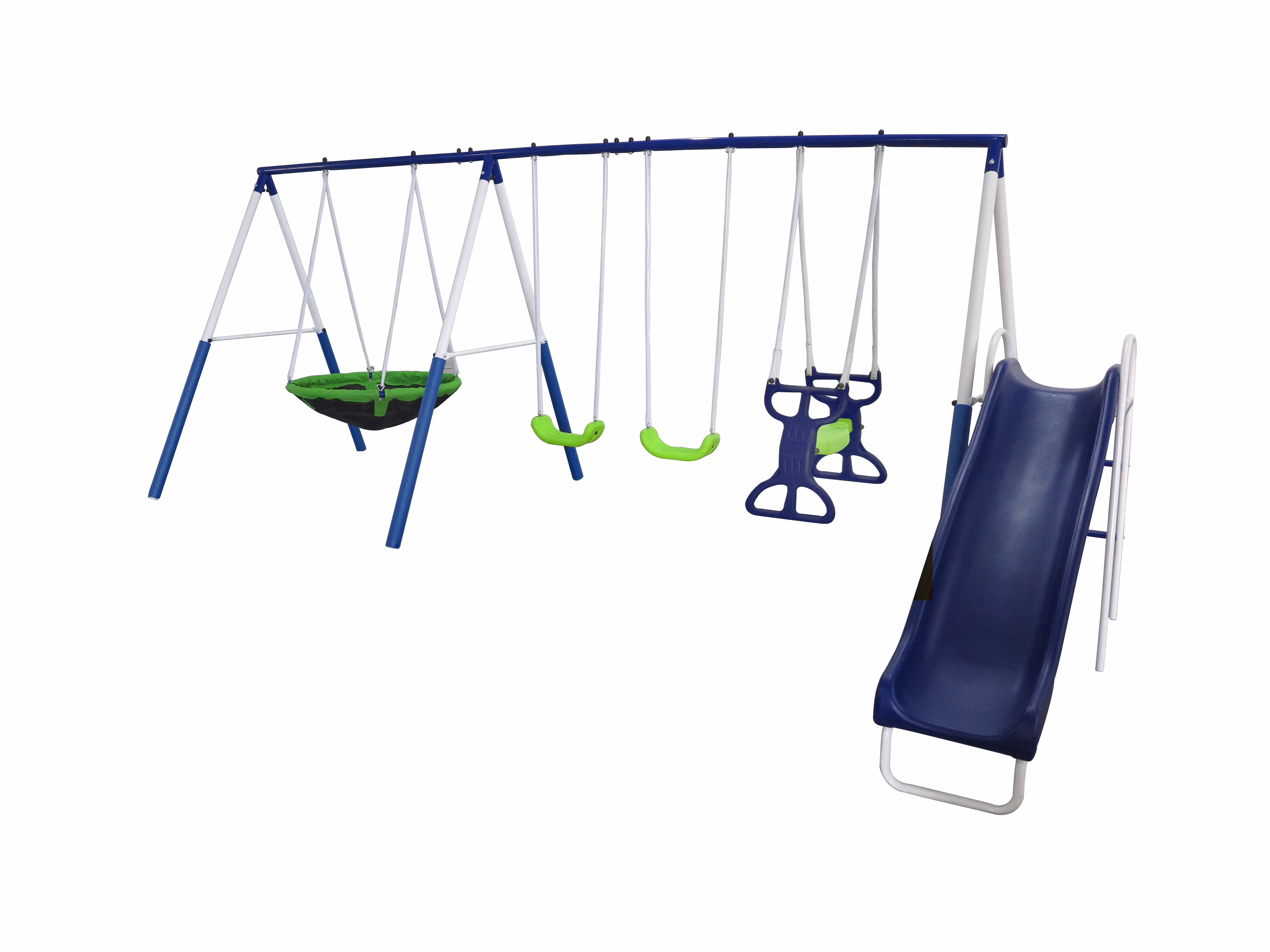All Star Playground Metal Swing Set for up to 7 Children