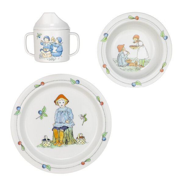 Elsa Beskow barneservise 3 deler Putte