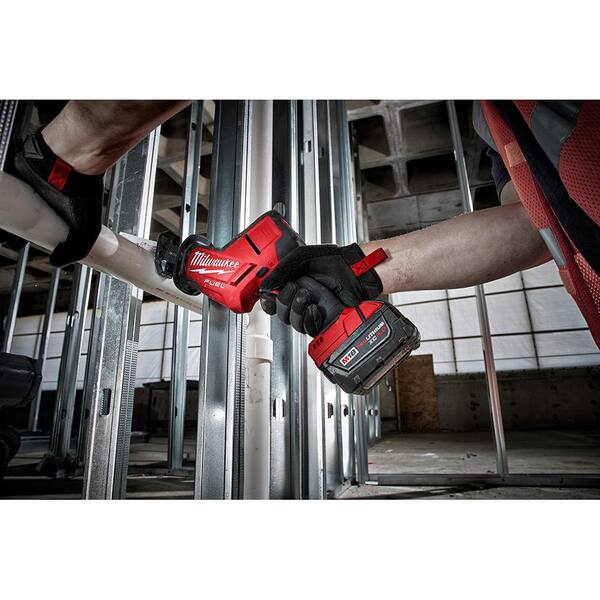 M18 FUEL 18V Lithium Ion Brushless Cordless HACKZALL Reciprocating Saw w/Two 6 0 Ah Battery and Charger Image 9