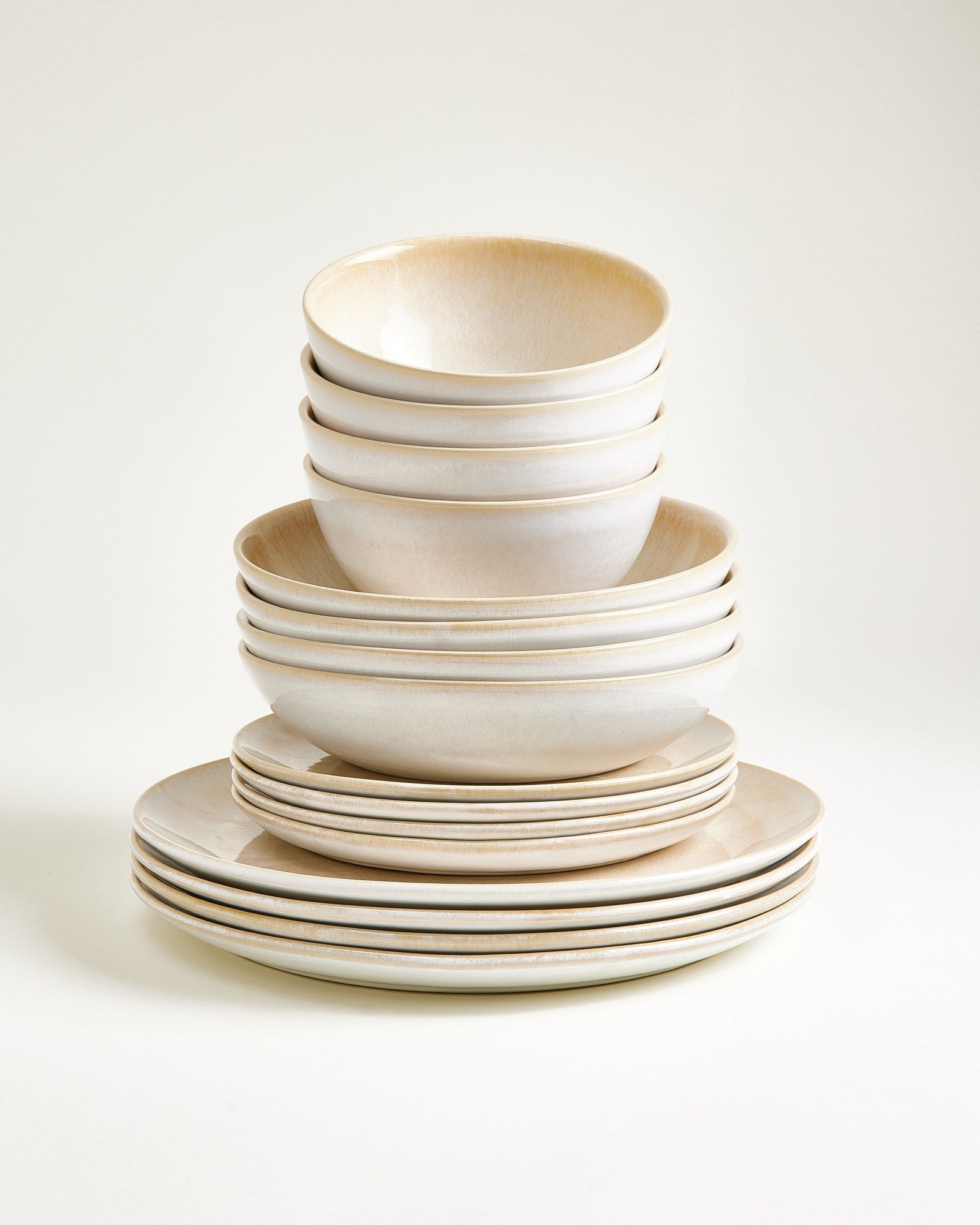 CORDOAMA - TABLEWARE SET CLASSIC SAND 16 PIECES