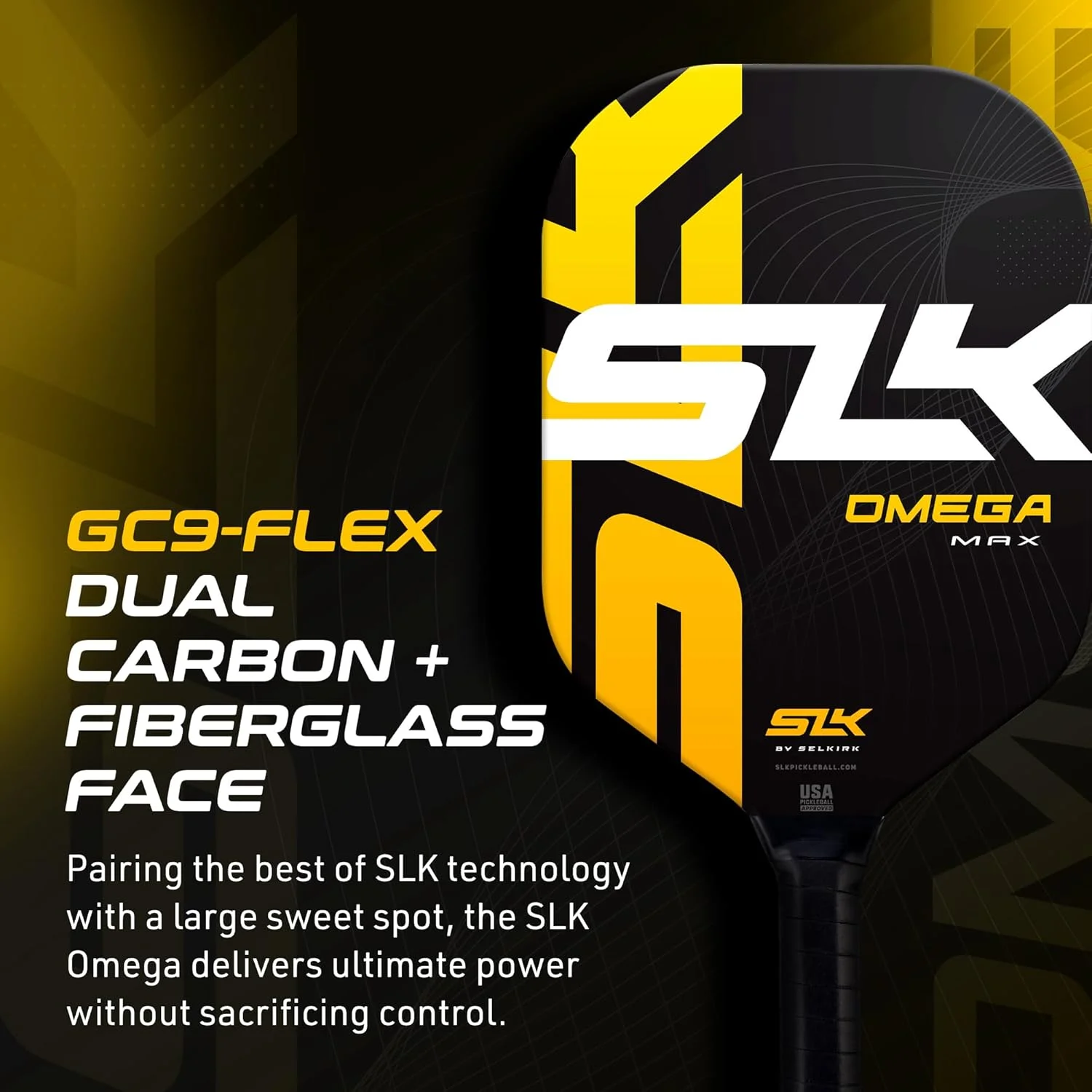SLK by Omega XL Blue Pickleball Paddle(Blue) Image 4