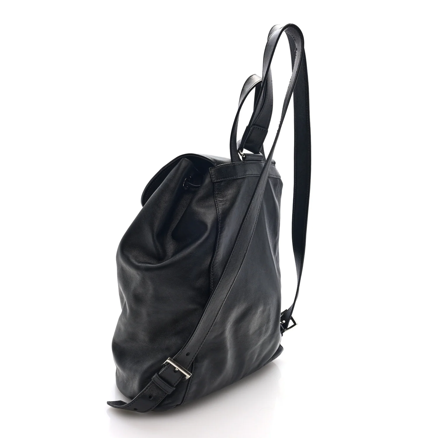 Calfskin Backpack Black