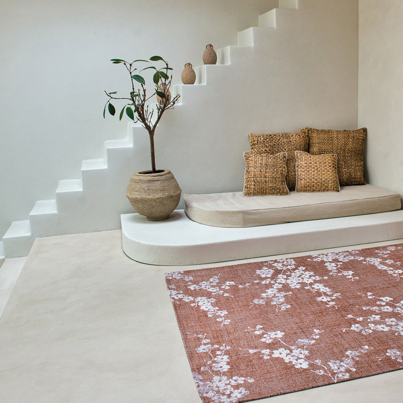 Louis de Poortere Sakura Vloerkleed 280 x 390 cm - Copper Pink