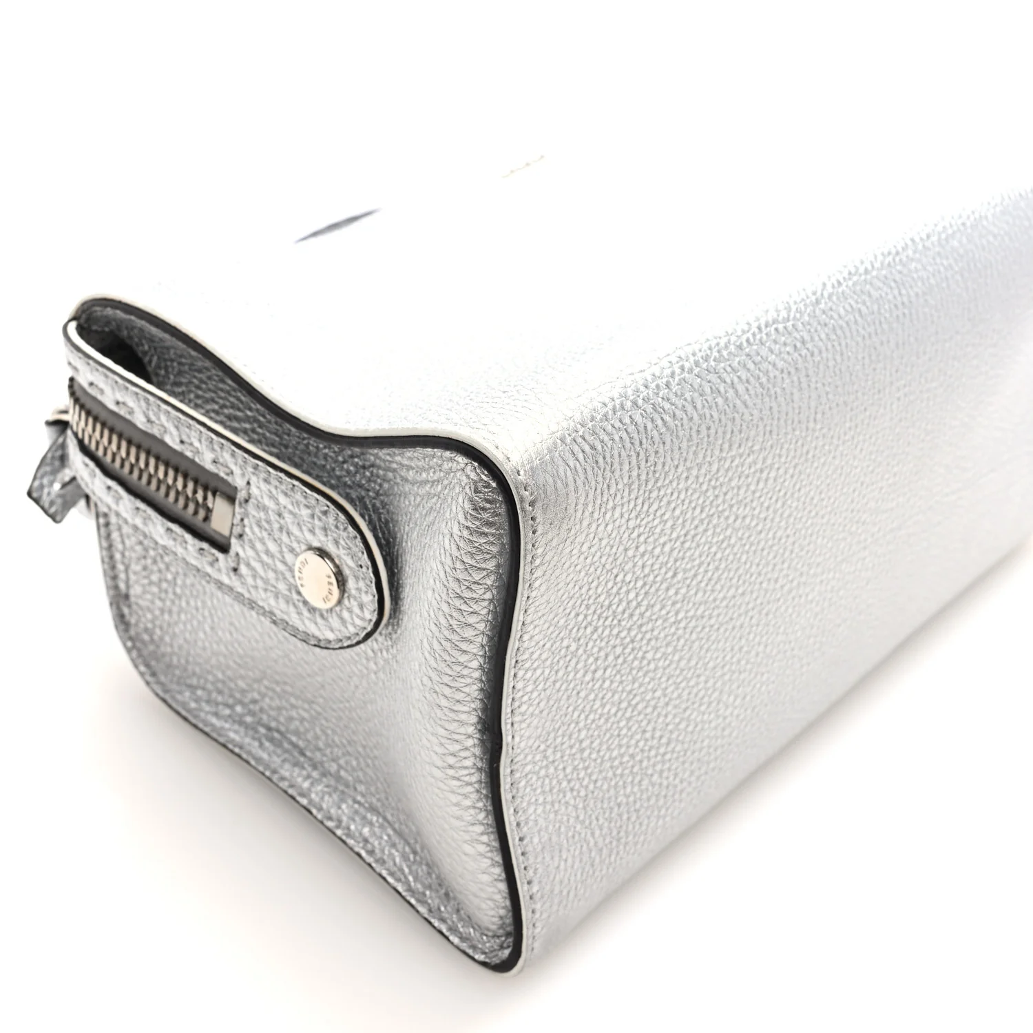 Cuoio Romano Lux Selleria Lei Boston Tote Argento