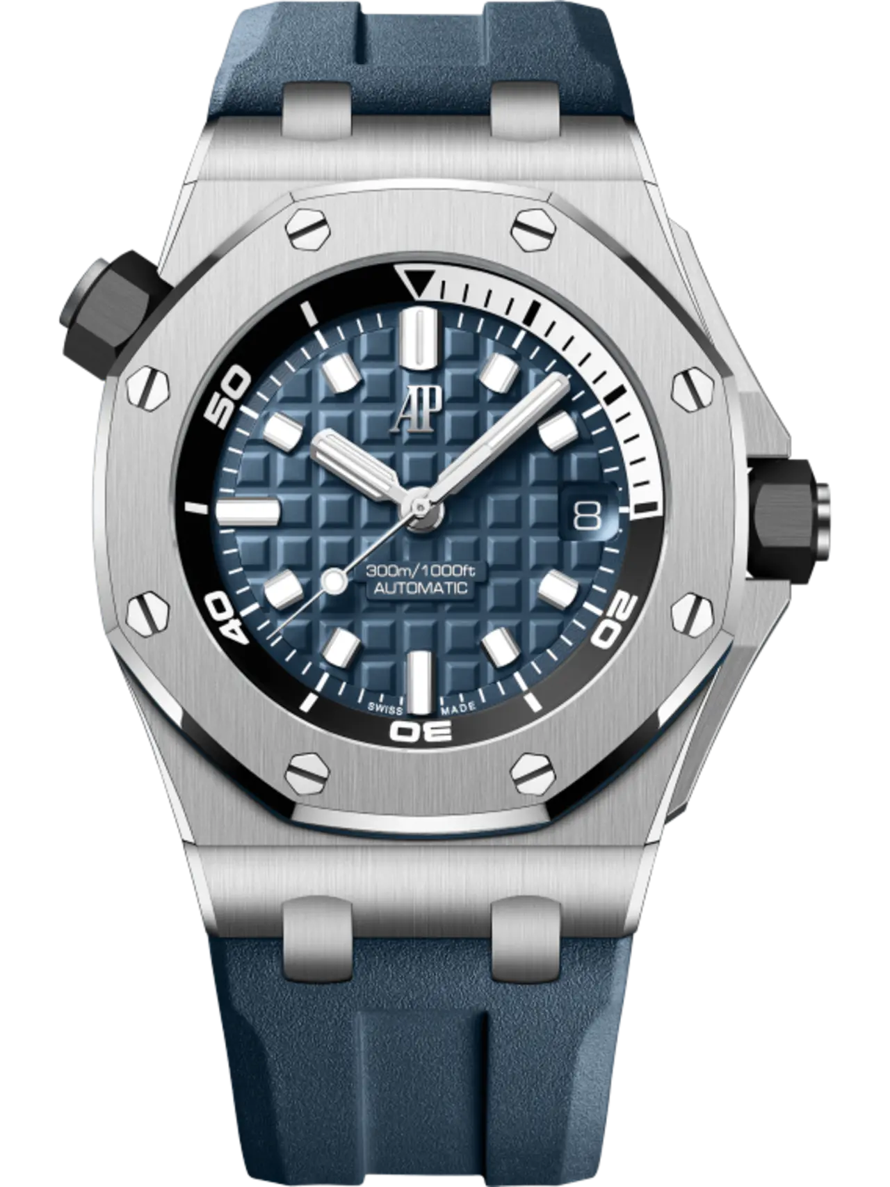 【Super Clone】Audemars Piguet Offshore Diver Blue Dial 42mm 15720ST.OO.A027CA.01
