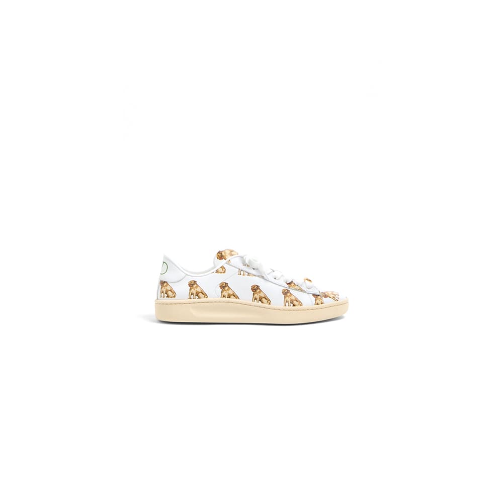 VALENTINO ROYCO Women s  LE CHAT DE LA MAISON  Patterned Soft Calfskin Sneakers