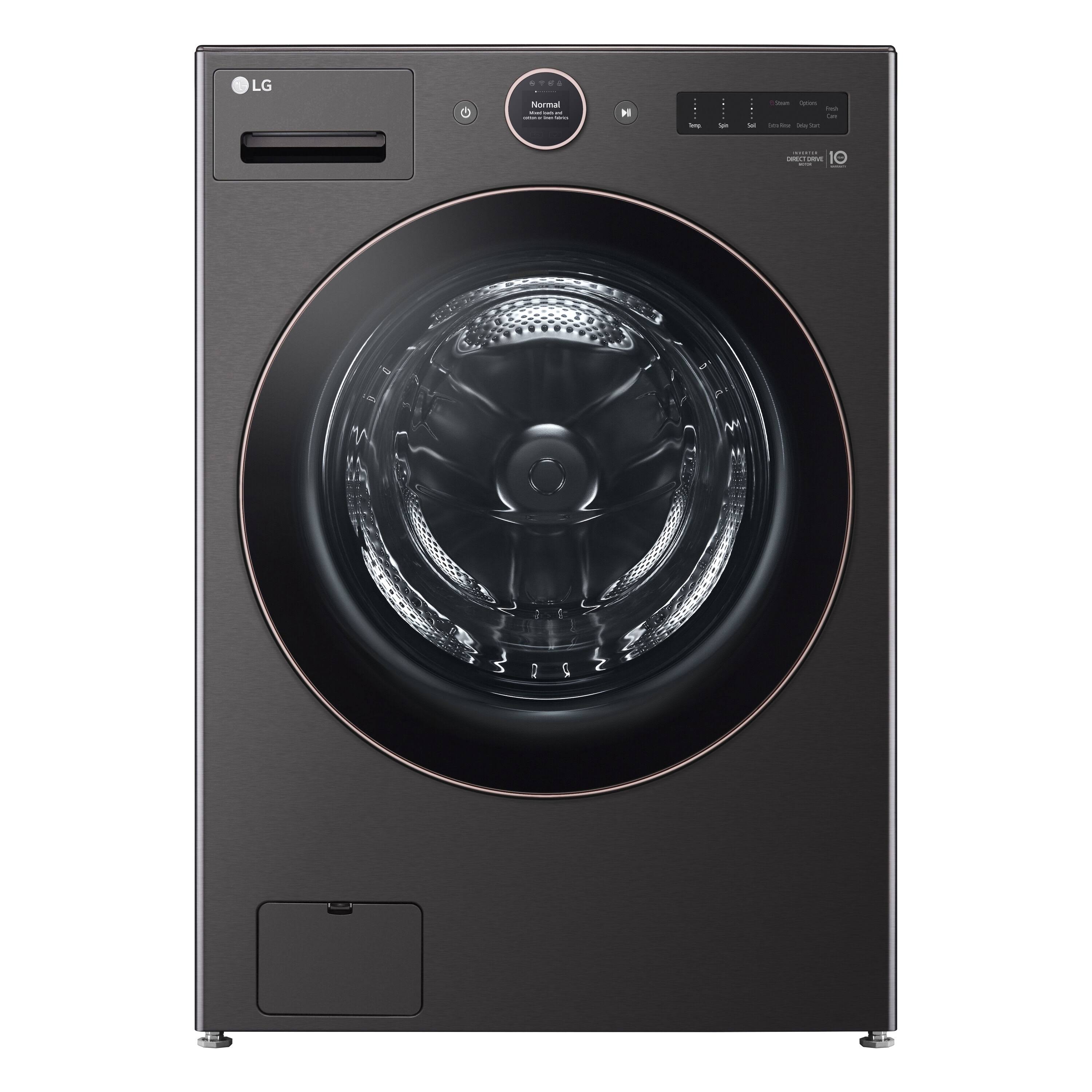 LG 5.0 Cu. ft. Mega Capacity Smart Front Load Energy Star Washer with ... - WM6500HBA