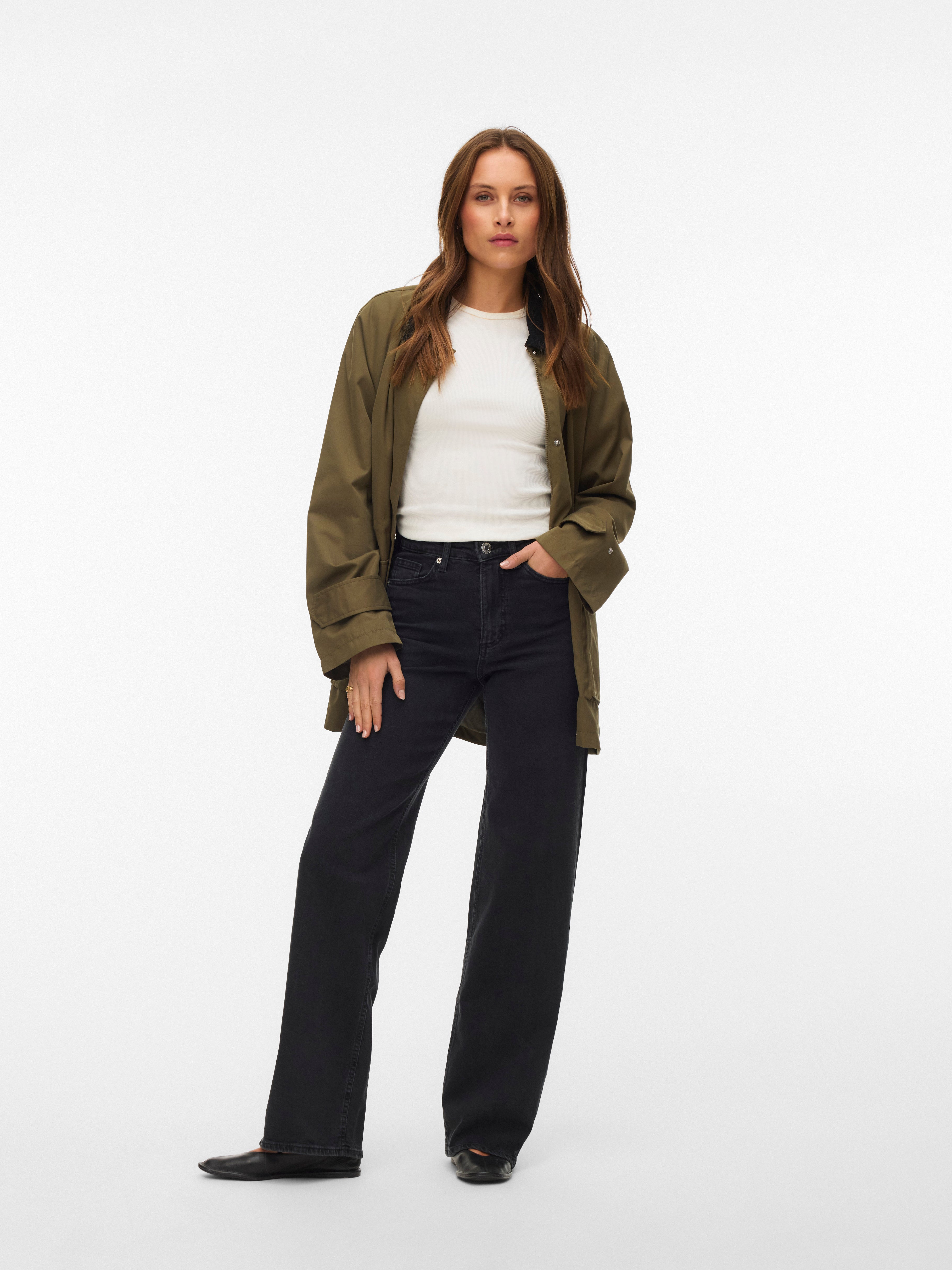 VERO MODA® VMTESSA-STRETCH High rise Wide Leg Fit Jeans