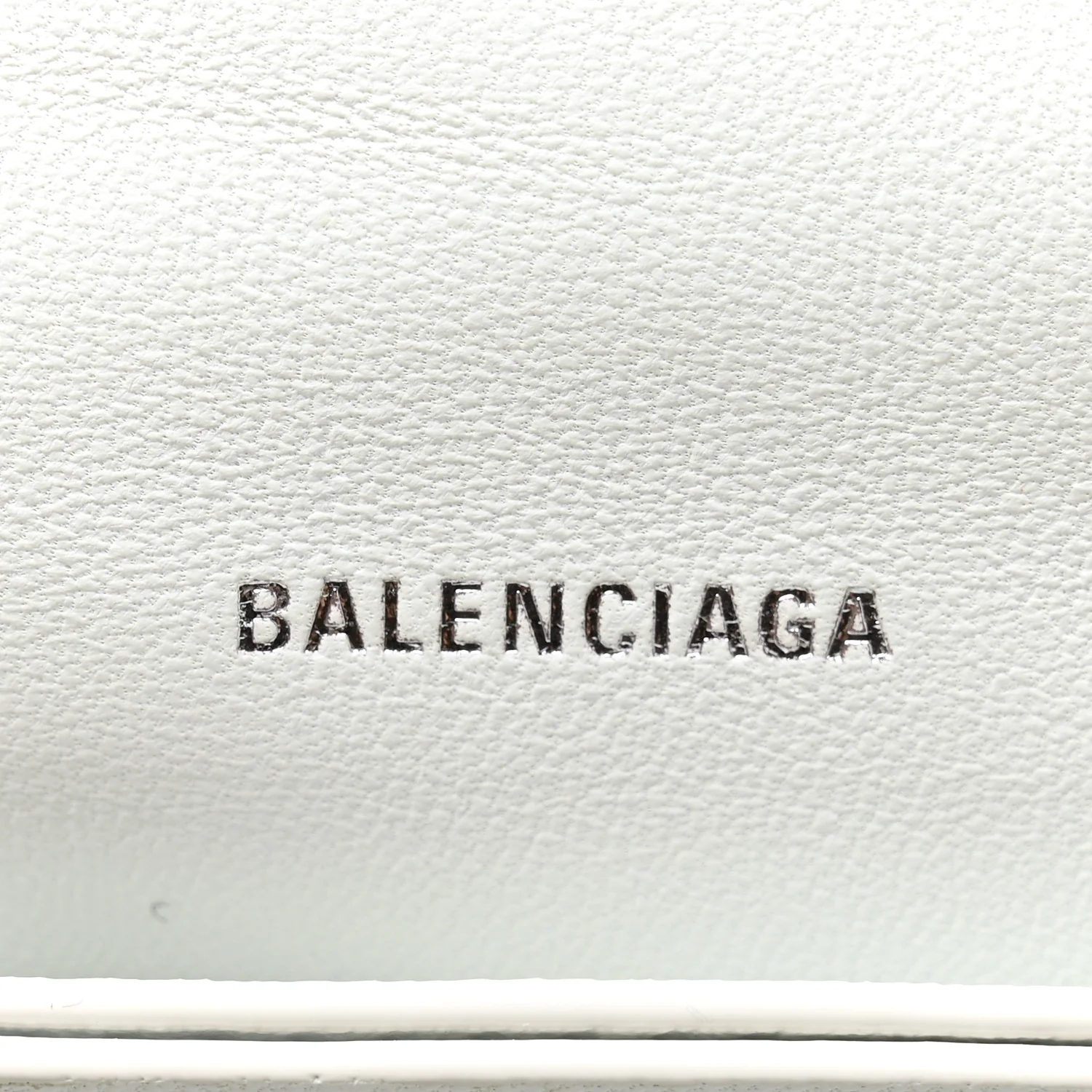 Crushed Calfskin Quilted Small Crush Chain Bag Optic White