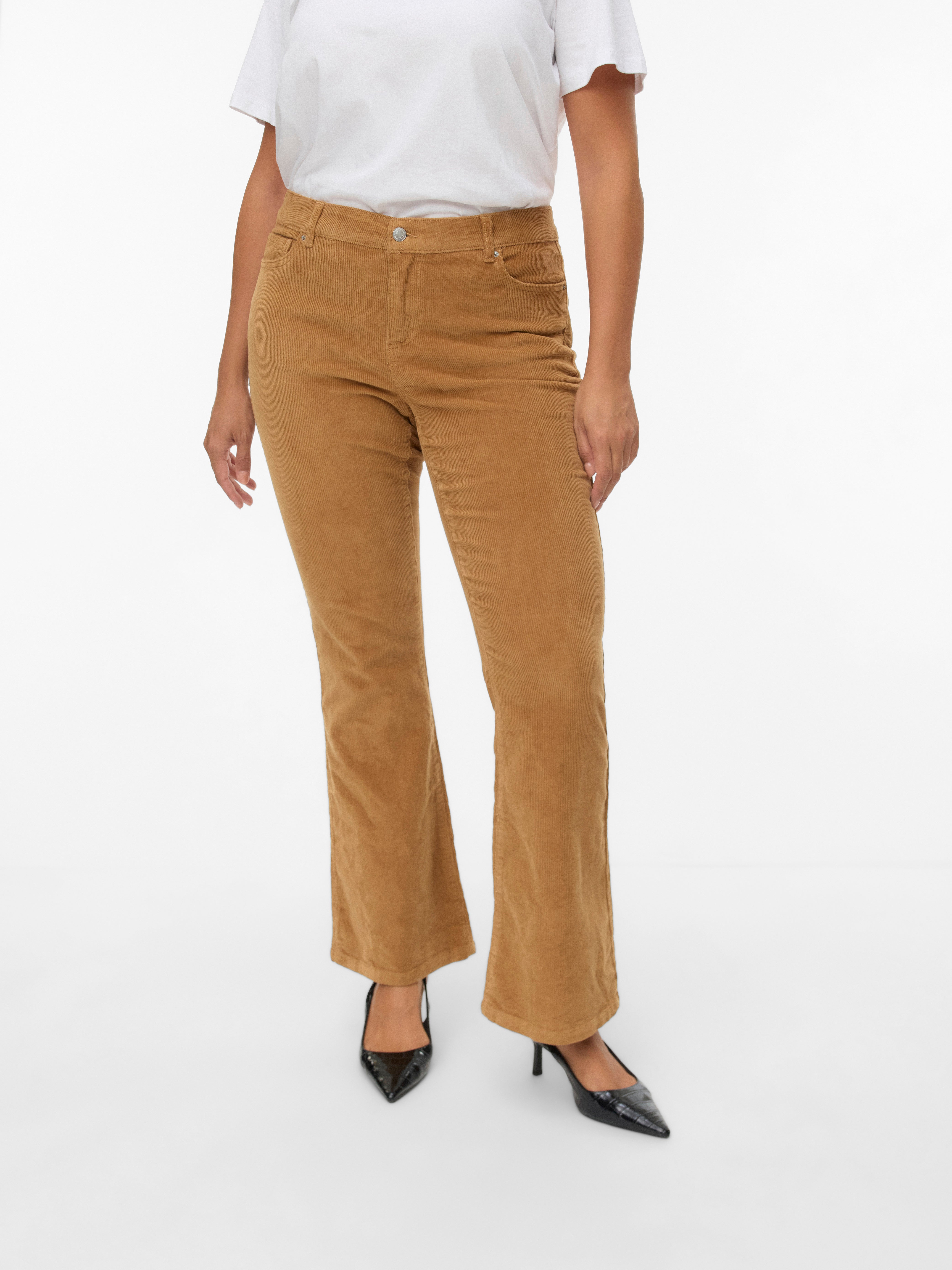 VERO MODA® VMCSIRI Mid rise Corduroy Trousers