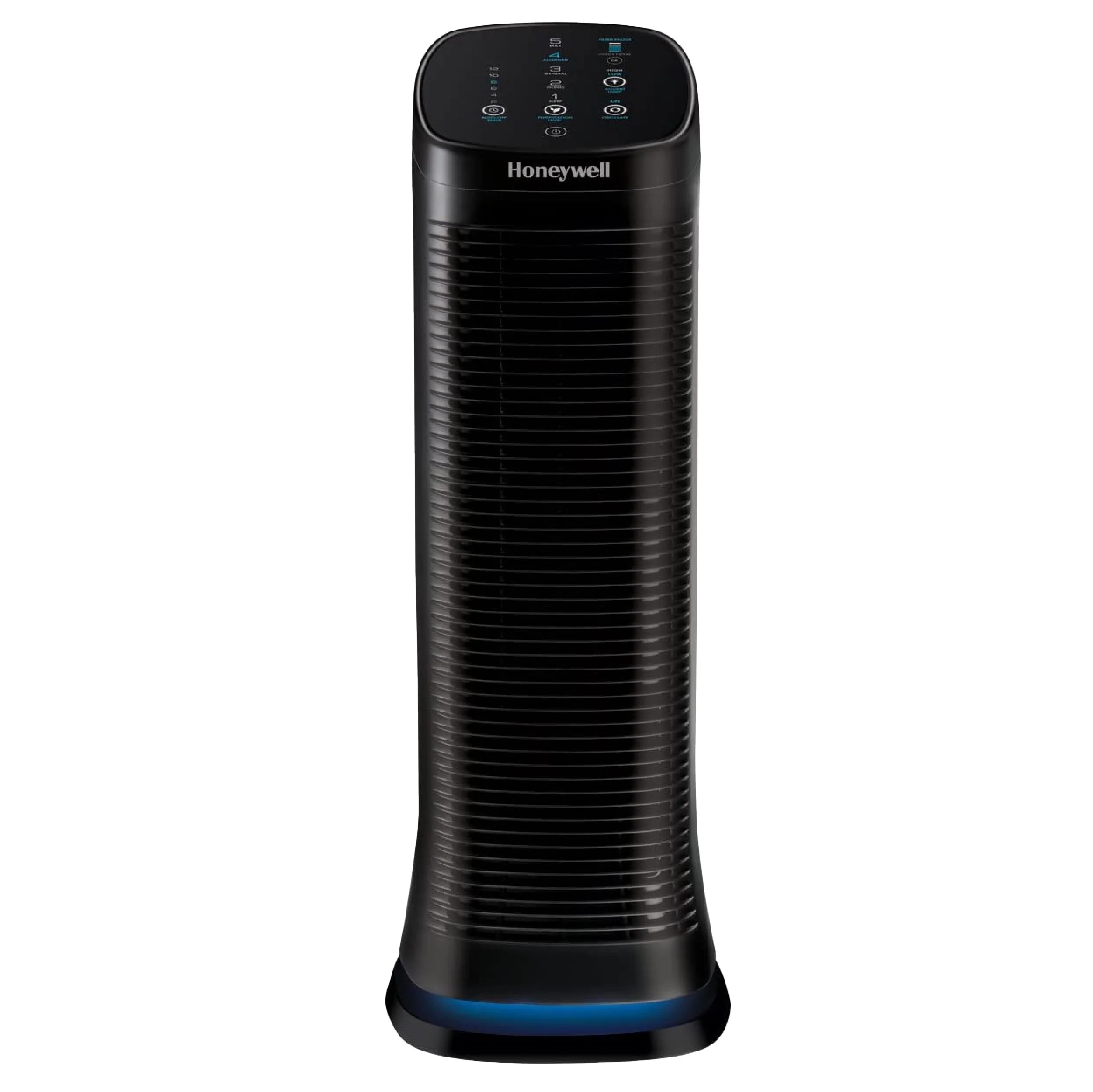 Honeywell Air Genius 5 Air Purifier with Washable Filter, Large Rooms, 250 sq ft, Black, HFD320