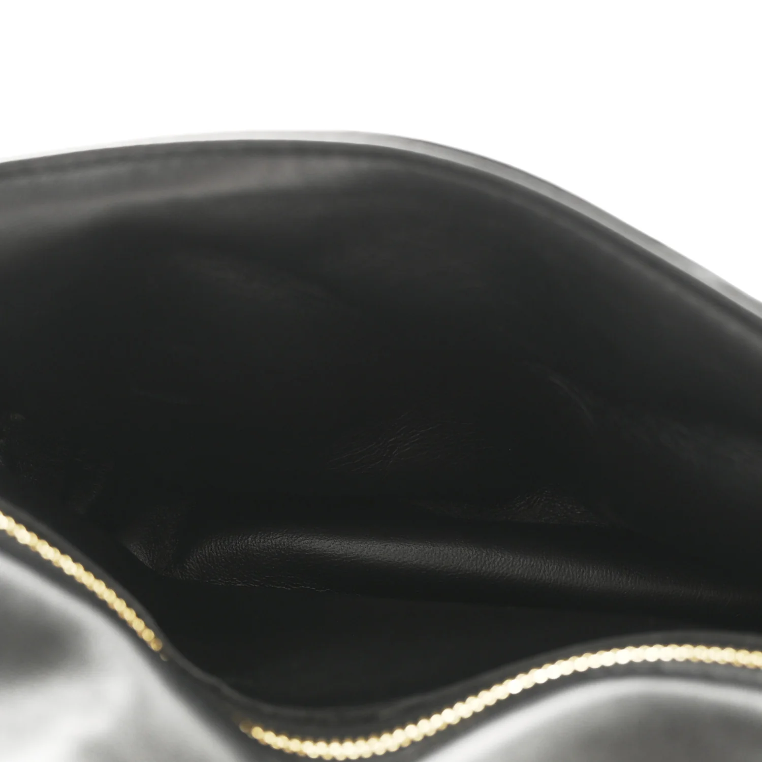 Shiny Nappa Lambskin Mini Goya Puffer Bag Black