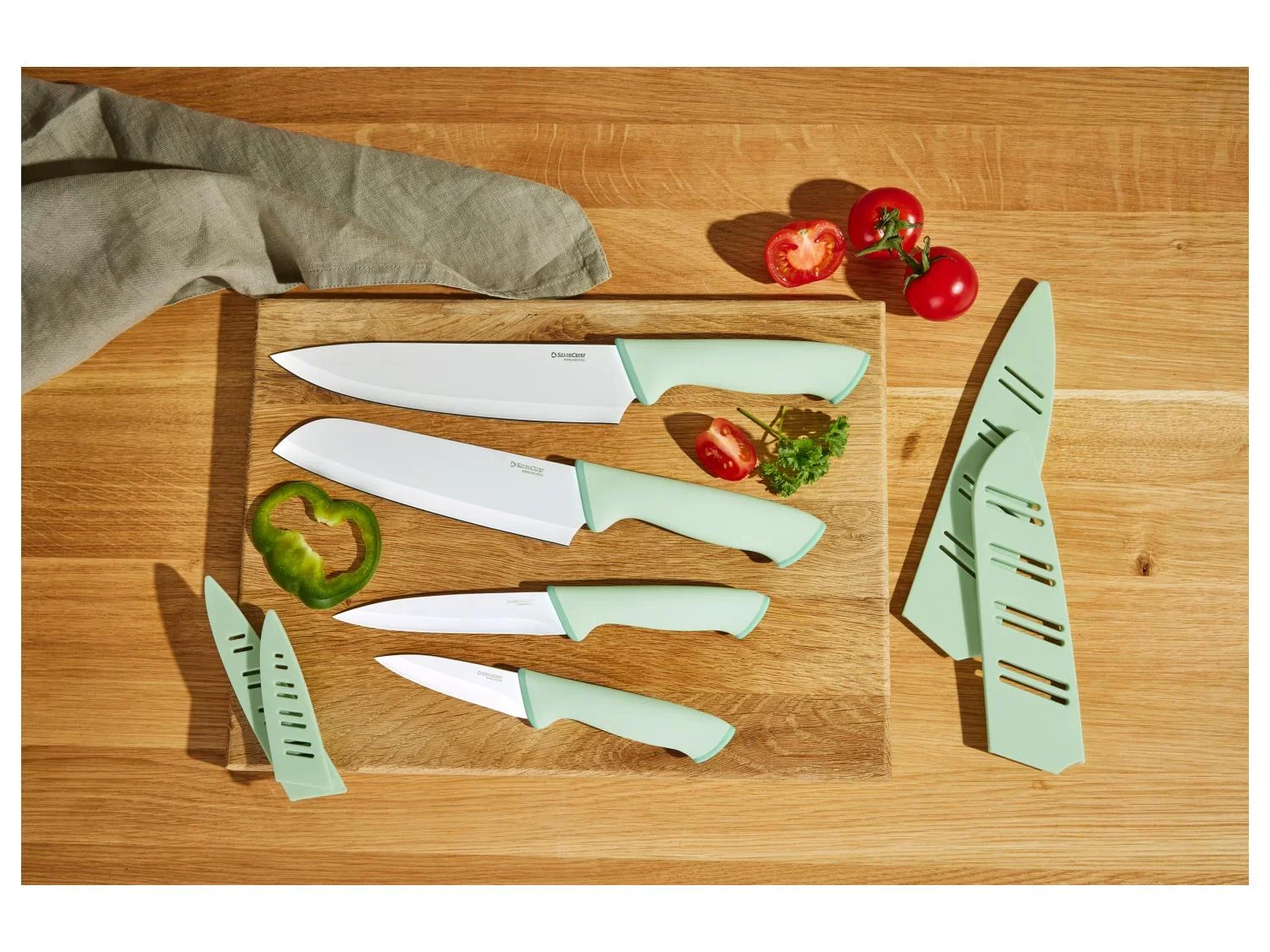 SILVERCREST Set de 4 couteaux de cuisine