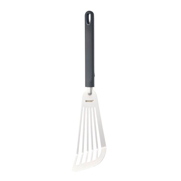 Saira stekespade med silikonhåndtak 33 cm rustfritt stål