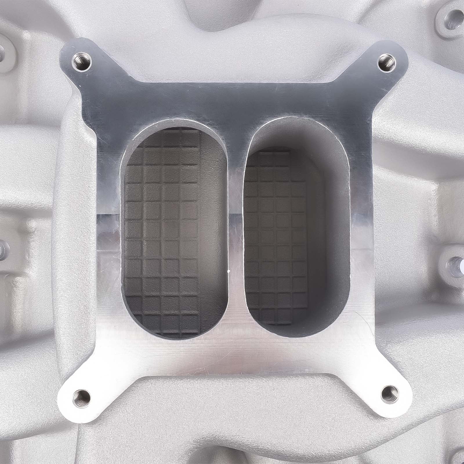 Aluminum Dual Plane Intake Manifold Satin 7105 for Ford FE 390, 406, 410, 427 428ci - Image 10