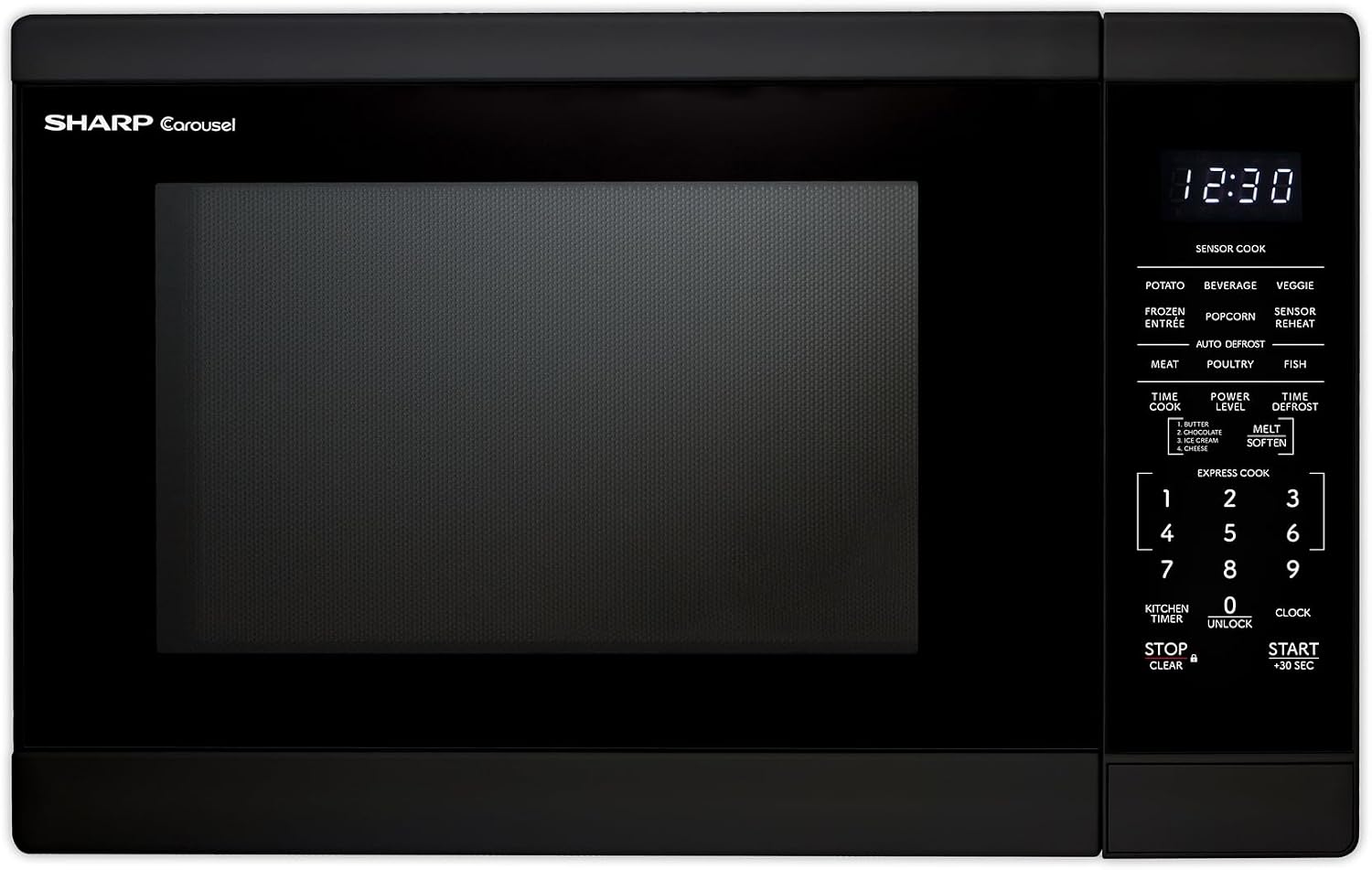 Sharp SMC1464KS 1.4 cu1100W Stainless Steel Countertop Microwave Oven