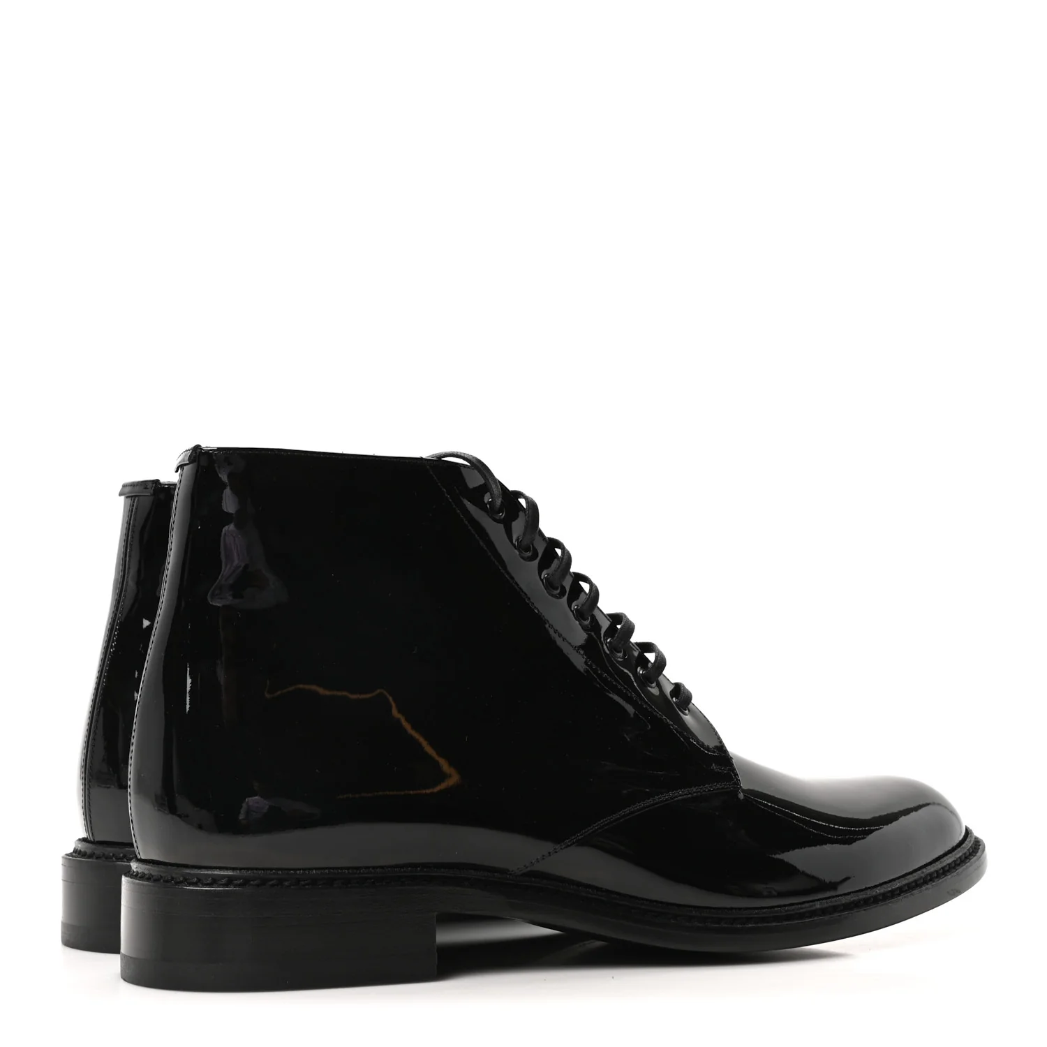 Vernice Grupy Mens Army 20 Lace Up Boots 45 Black