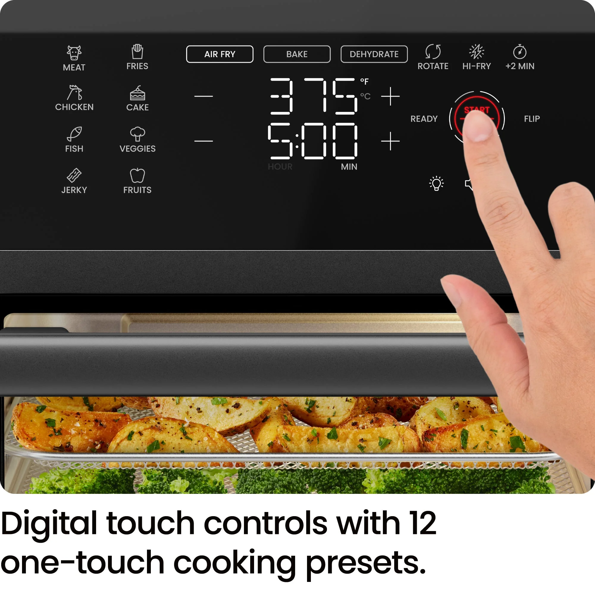 6-in-1 Multifunctional Air Fryer Oven - 12 Quart