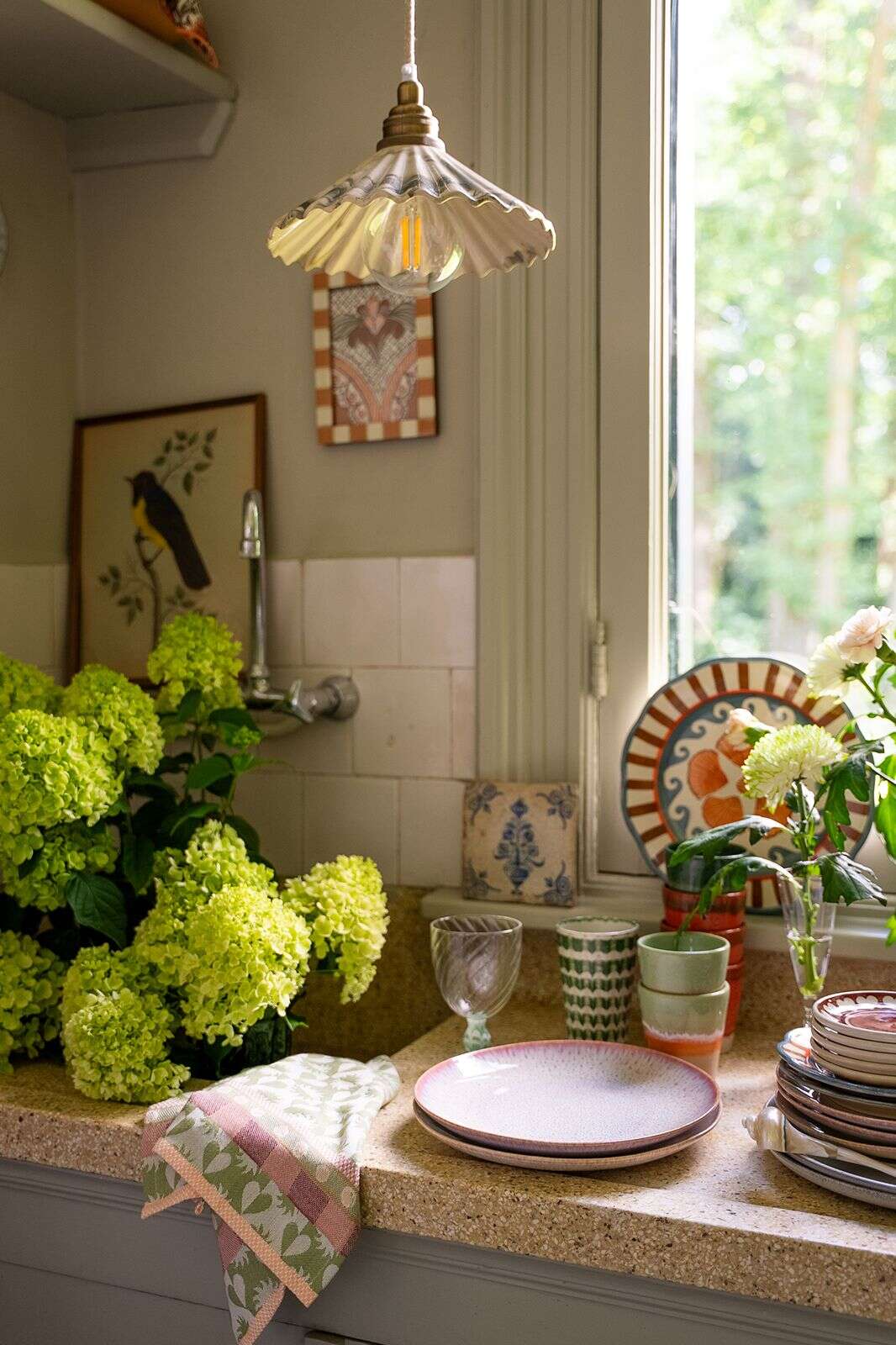 Dinerbord reactive glaze