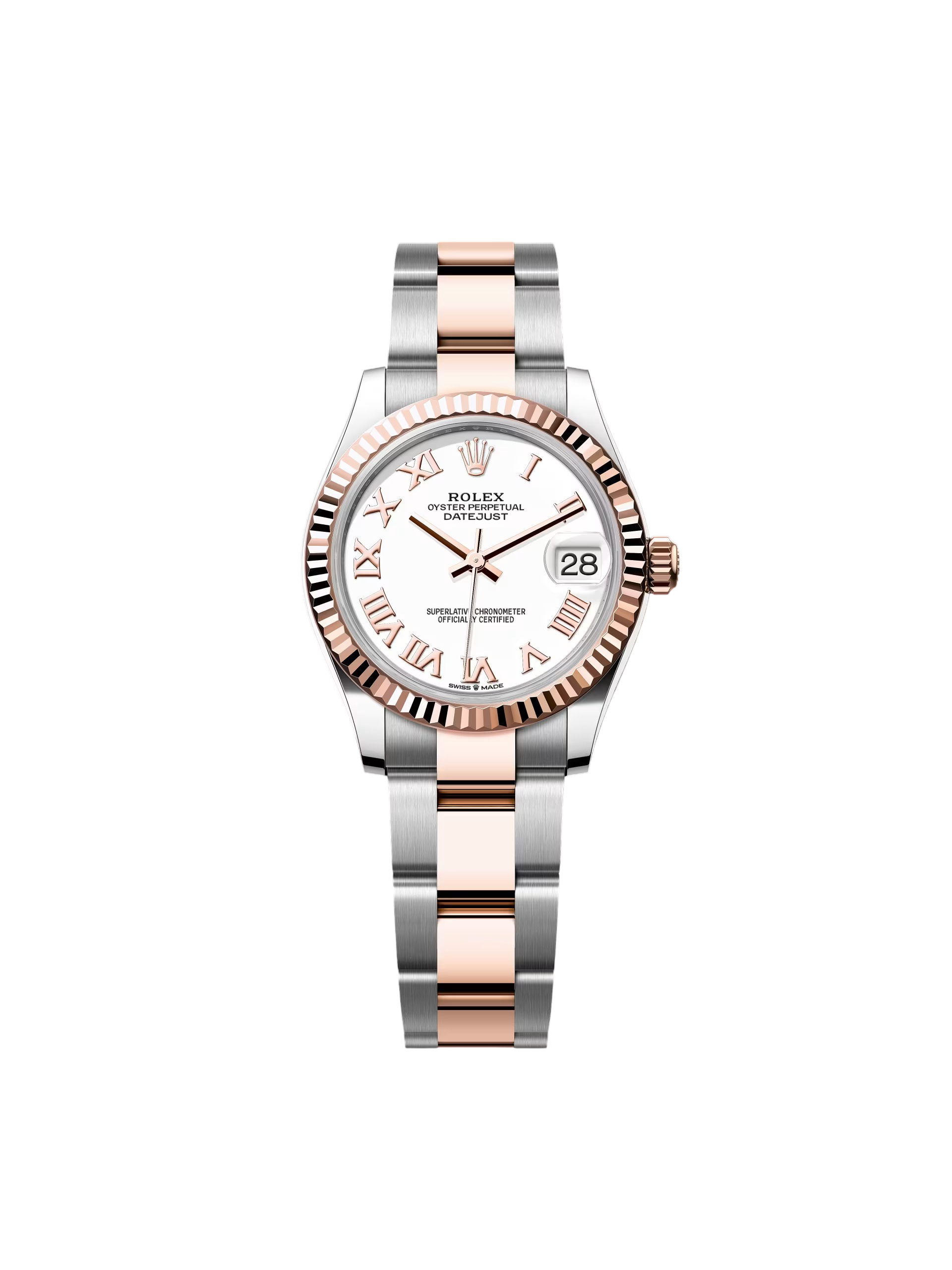 【Super Clone】RLX Datejust m278271-0001/0002 White 31mm Dial Oyster Bracelet Watch