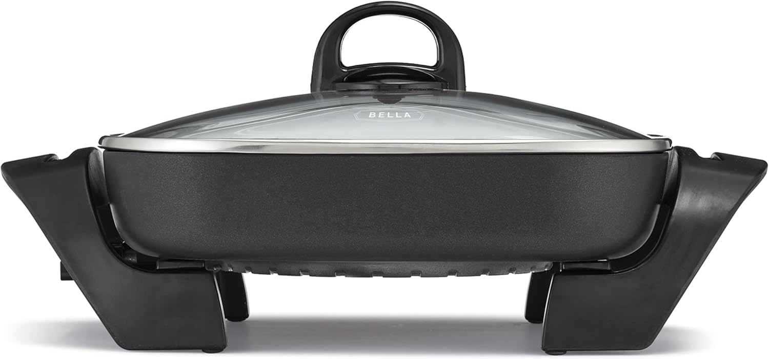 bella Fits-Anywhere™ SAUTE Make & Take Skillet, Non-Toxic, Ceramic, Oatmilk