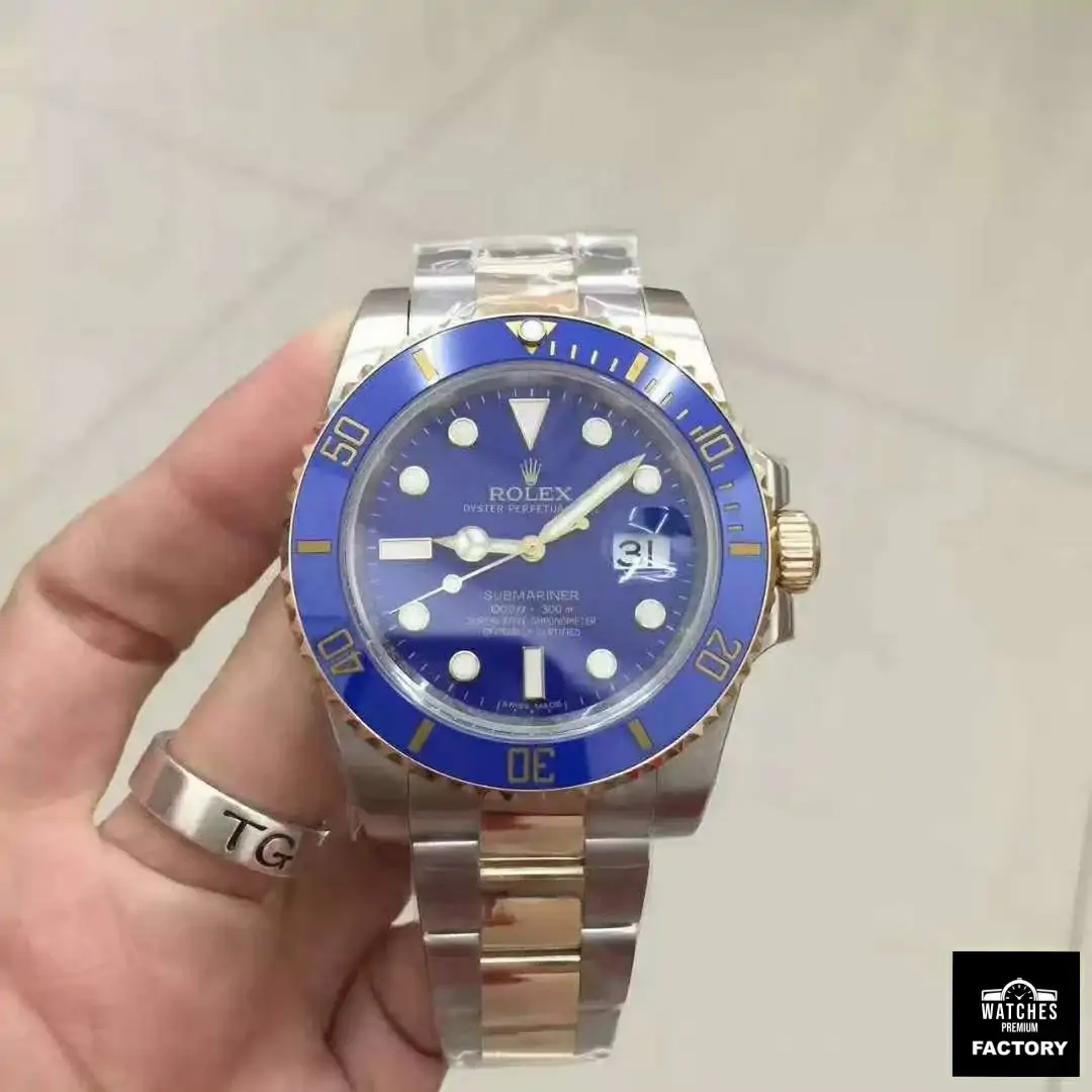 Rolex Submariner Date 116613LB Noob Factory V8 Blue Dial