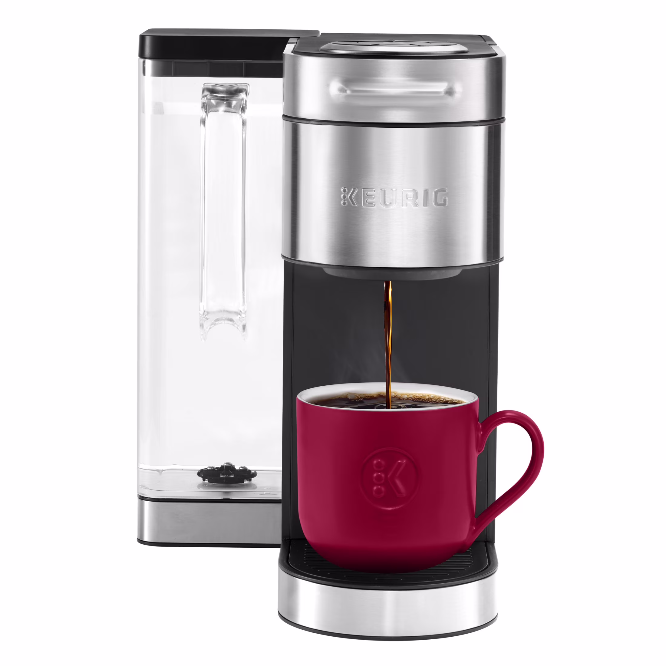 Keurig K - Supreme Plus Steel Single - Serve K - Cup Pod Coffee Maker