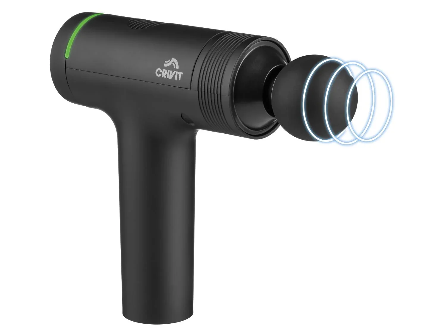 CRIVIT Pistolet de massage Premium CMGB B2, 5 ttes, 10 vitesses