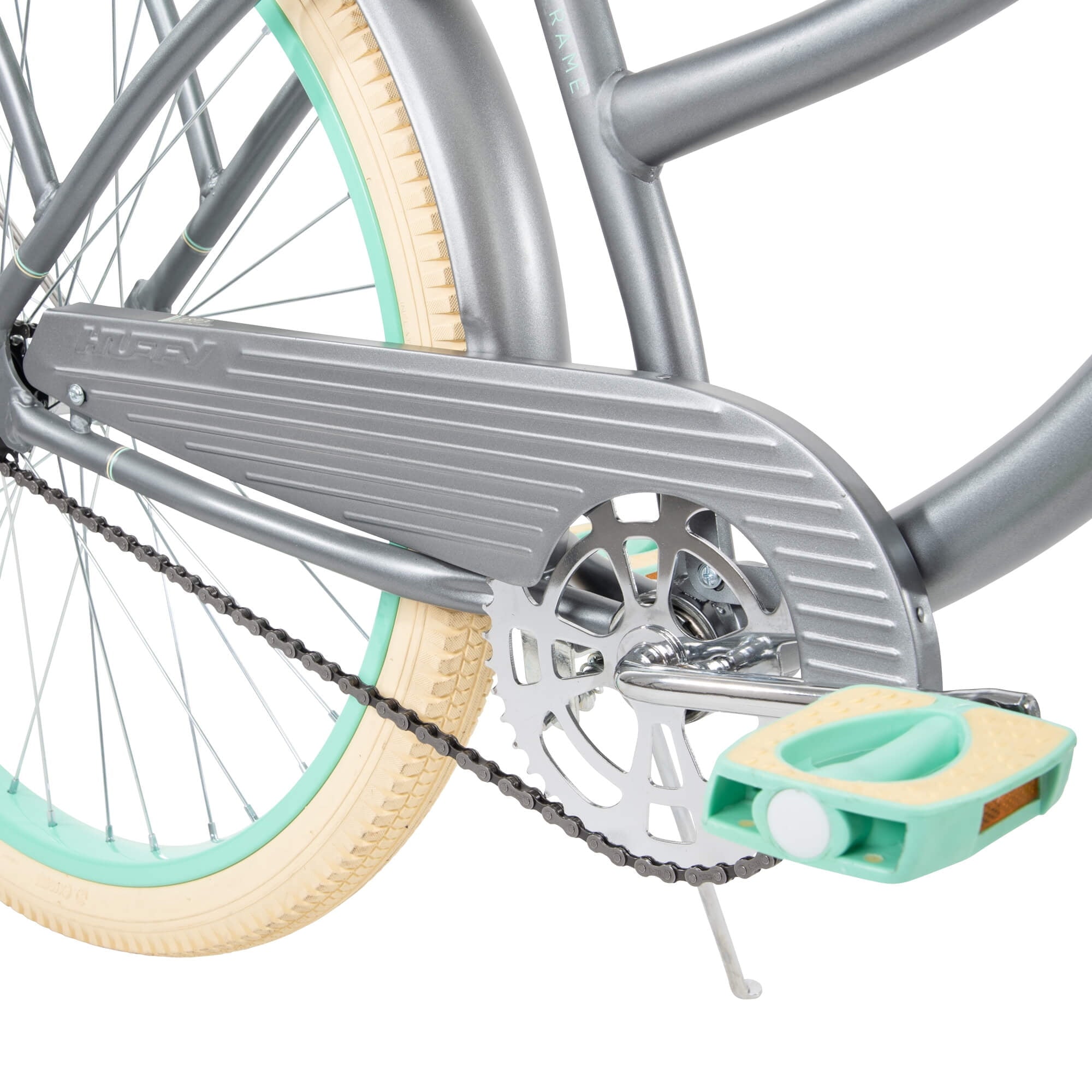 Nel Lusso Classic Cruiser Bike with Perfect Fit Frame. Women's. Gray. 26