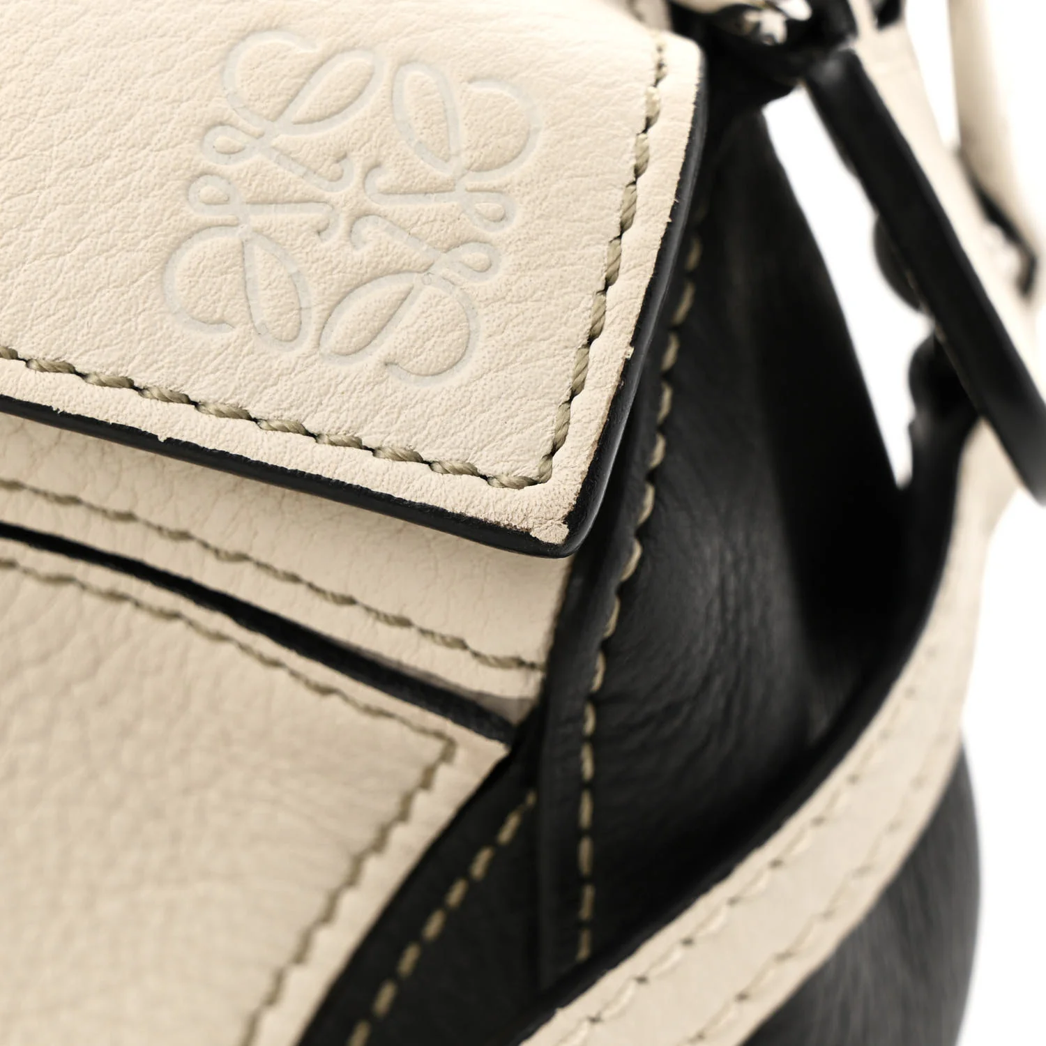 Calfskin Mini Puzzle Bag Soft White Rosemary