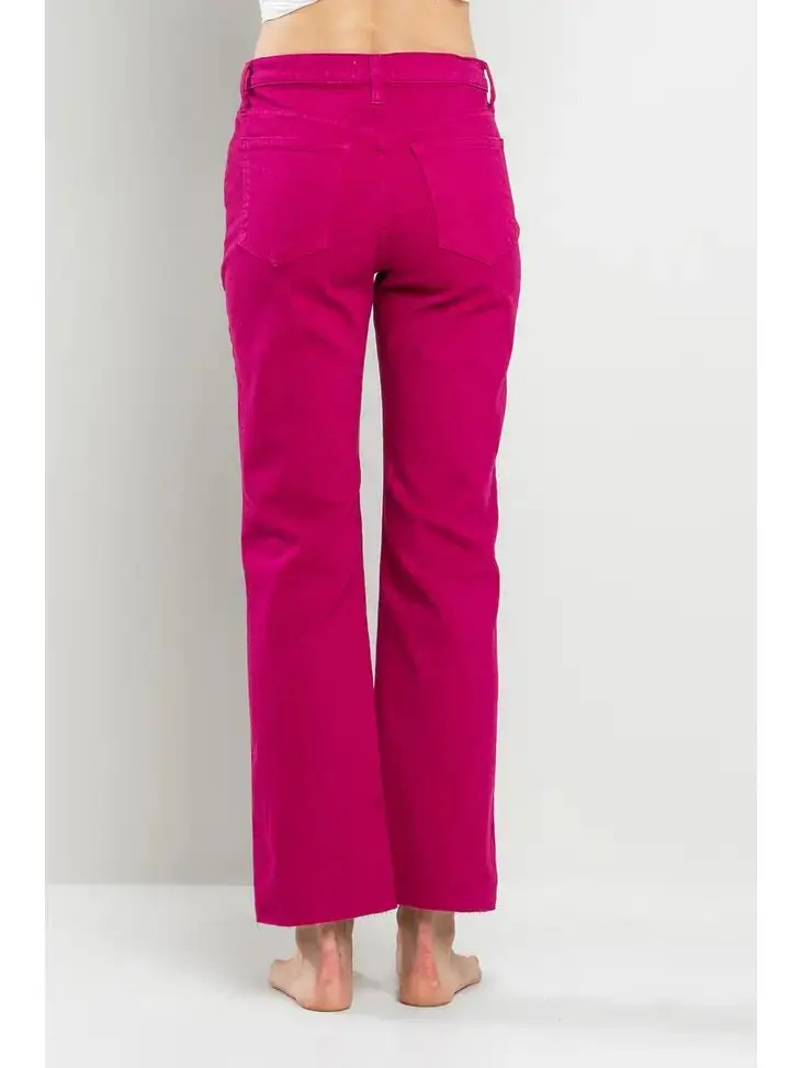 High Rise Straight Pants