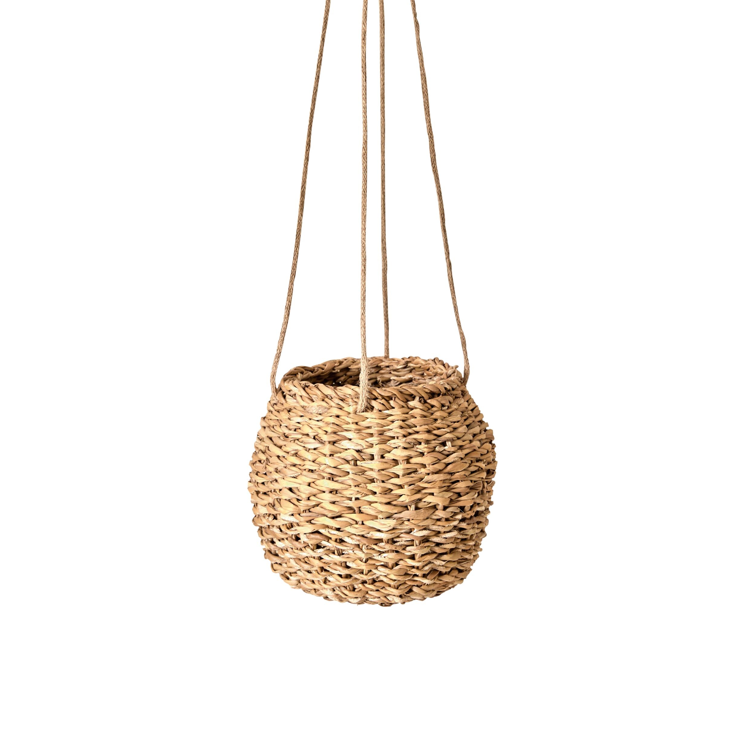 Zadie Hanging Woven Basket Medium